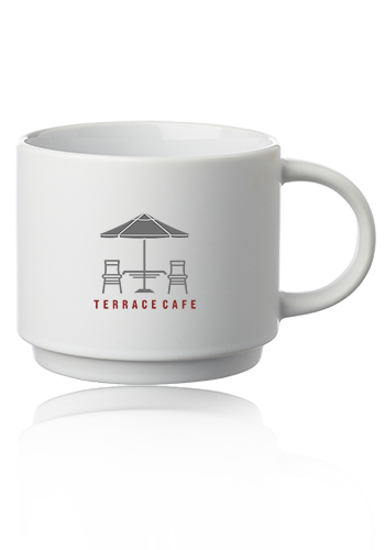 14 oz. Stackable Ceramic Mugs 13