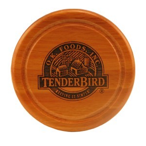 Round Wood Coaster 2
