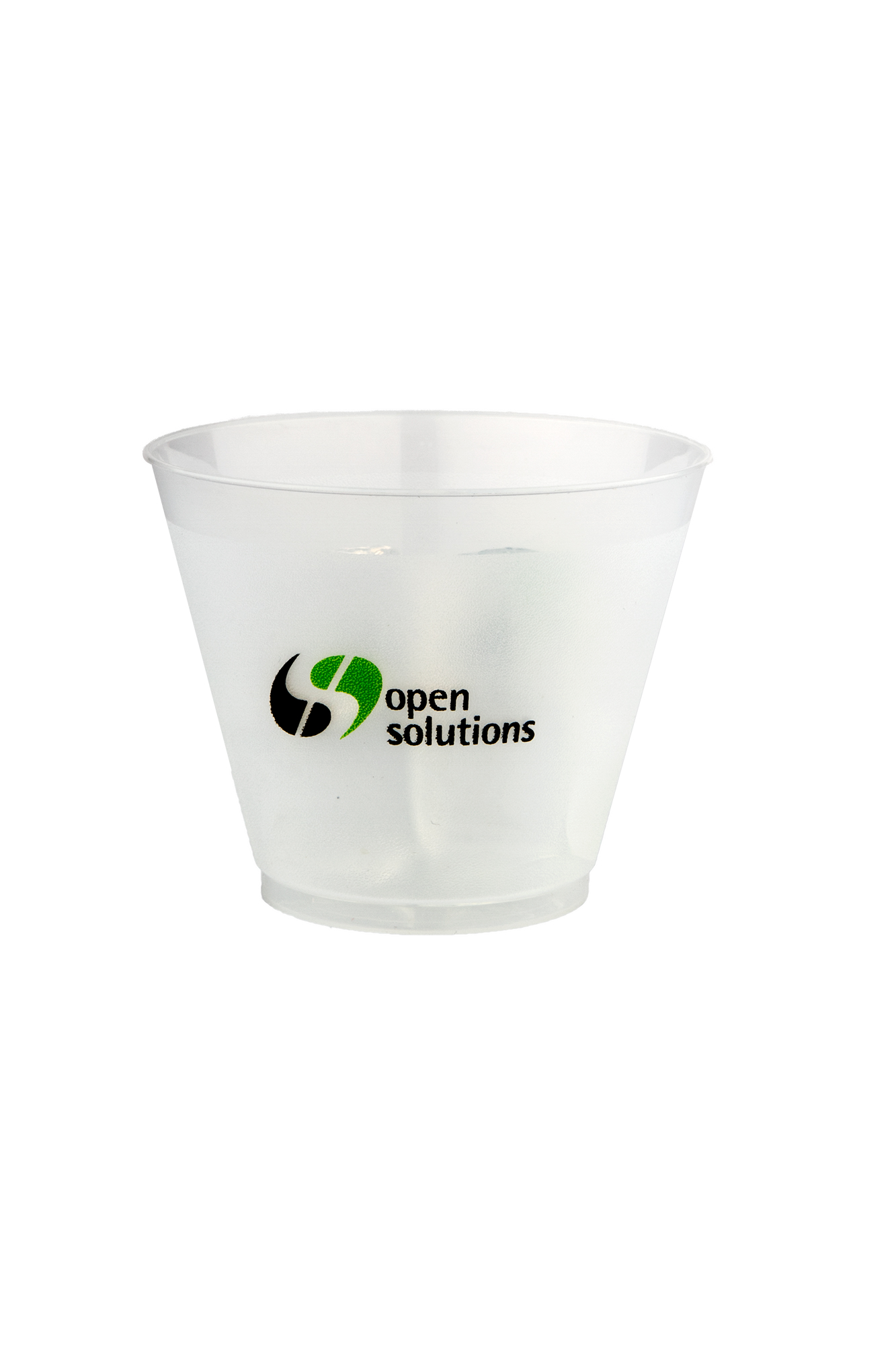 9 oz. Squat Frost Flex Plastic Cup 2