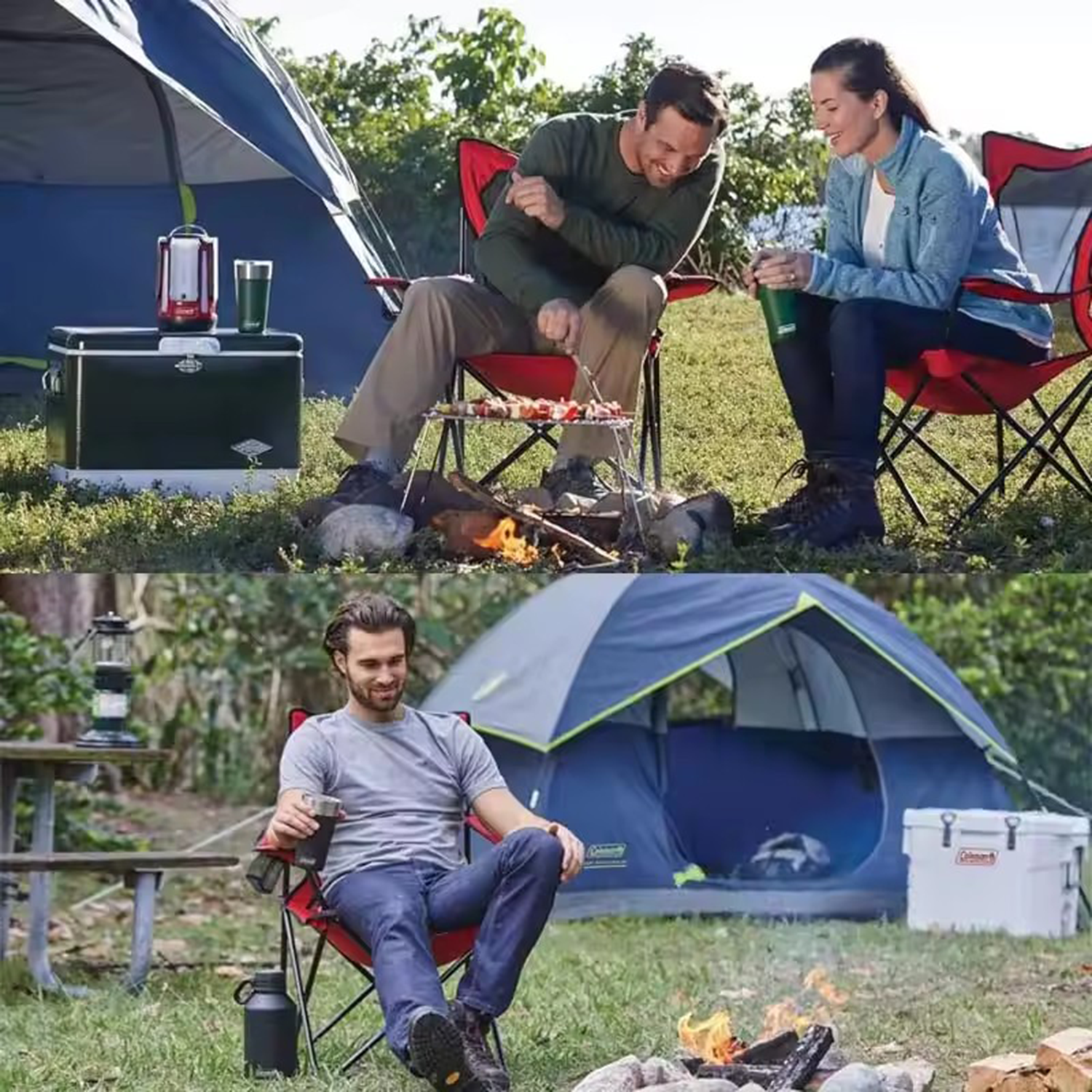 Collapsible Lightweight Broadband Mesh Camping Chair 4