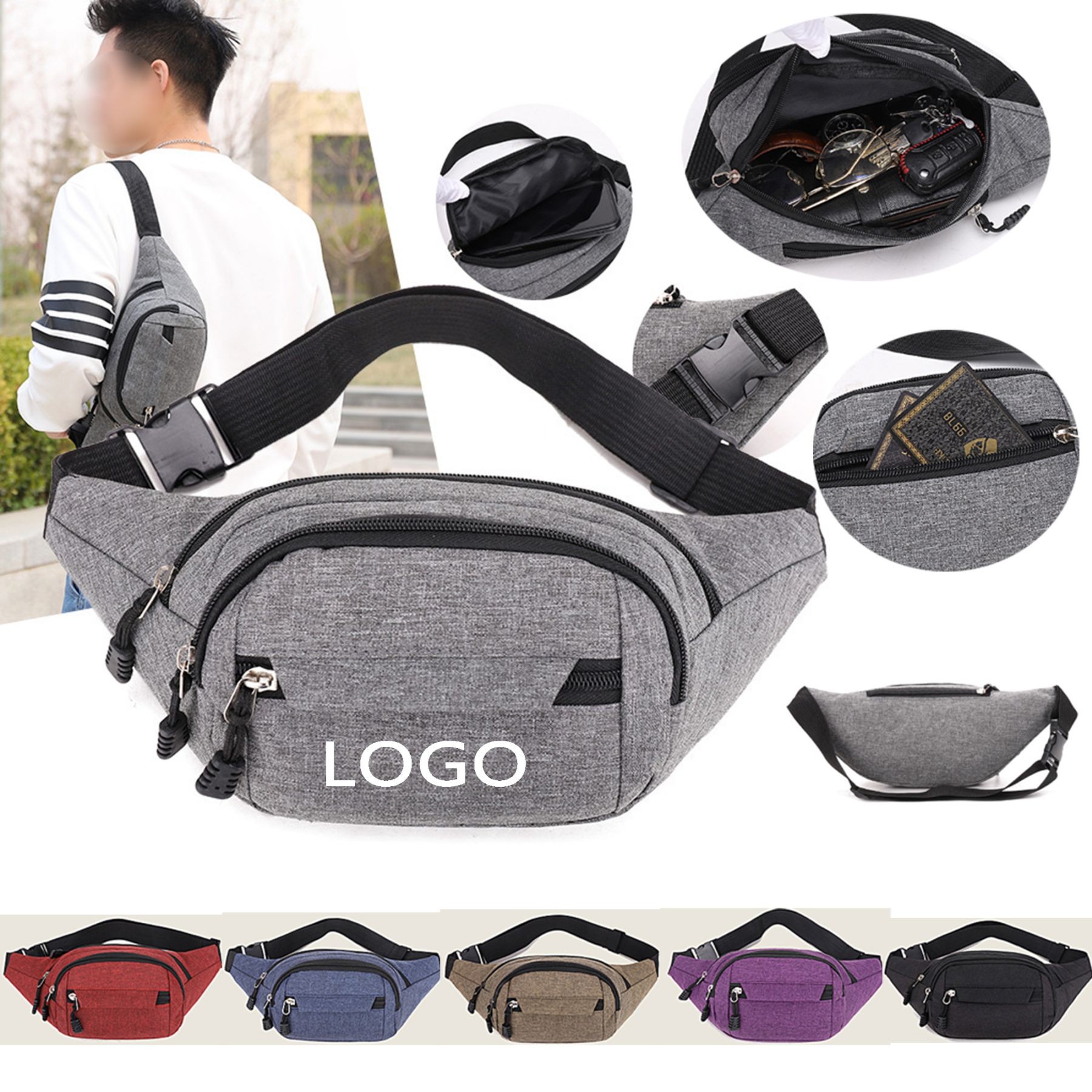 Sports Fanny Pack Waist Purse