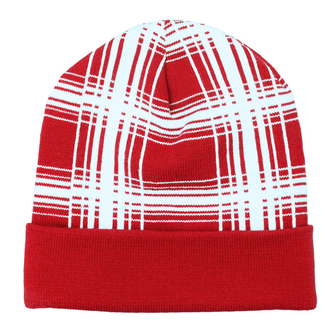Mega-Plaid Beanie 8