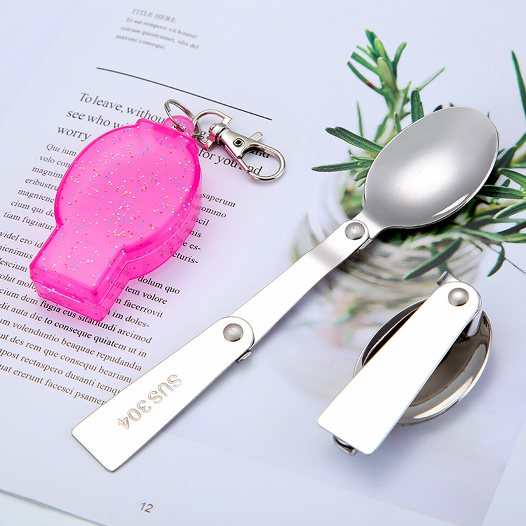 Foldable Folding Stainless Steel Scoop 2
