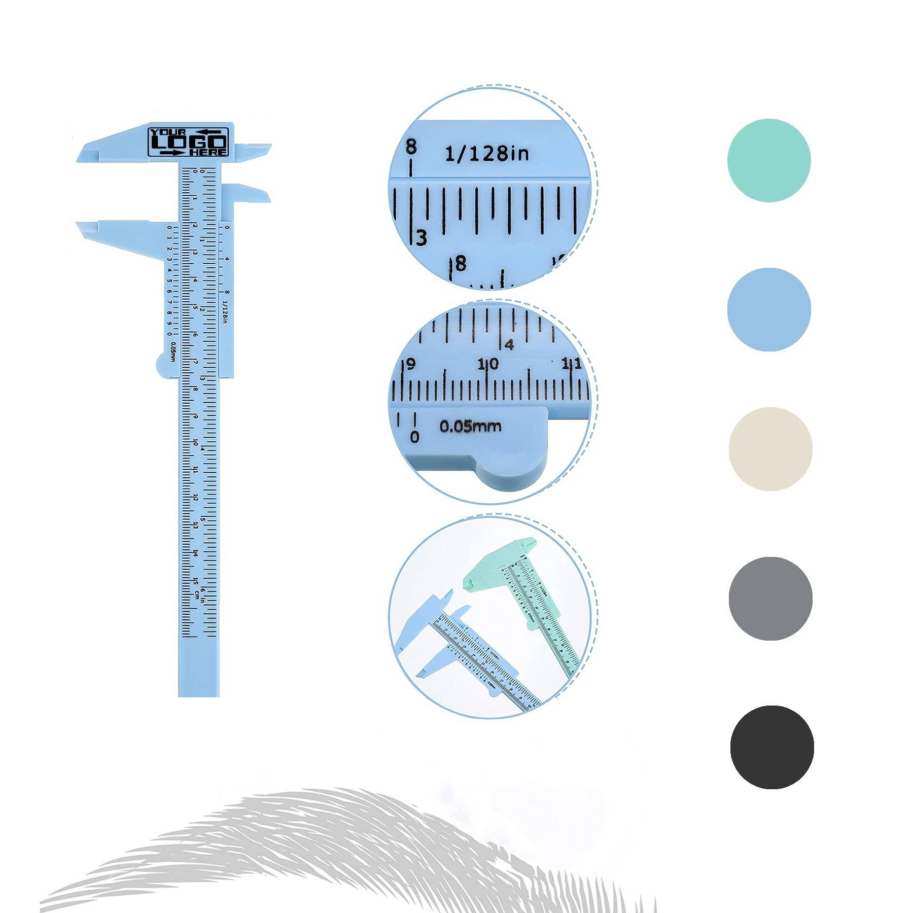 Plastic Vernier Caliper 1