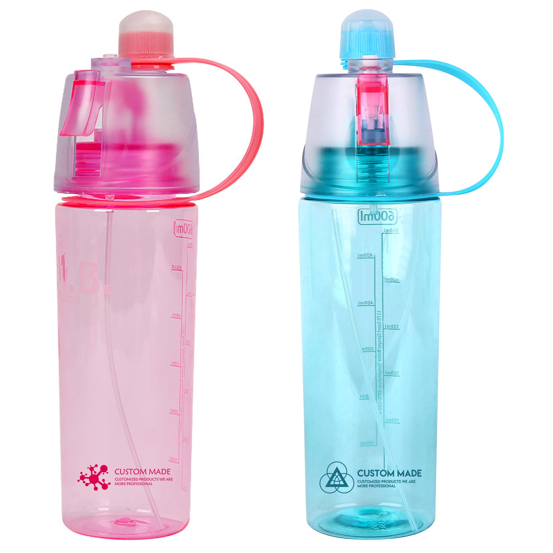 20oz Spray Water Bottle With Handle 2