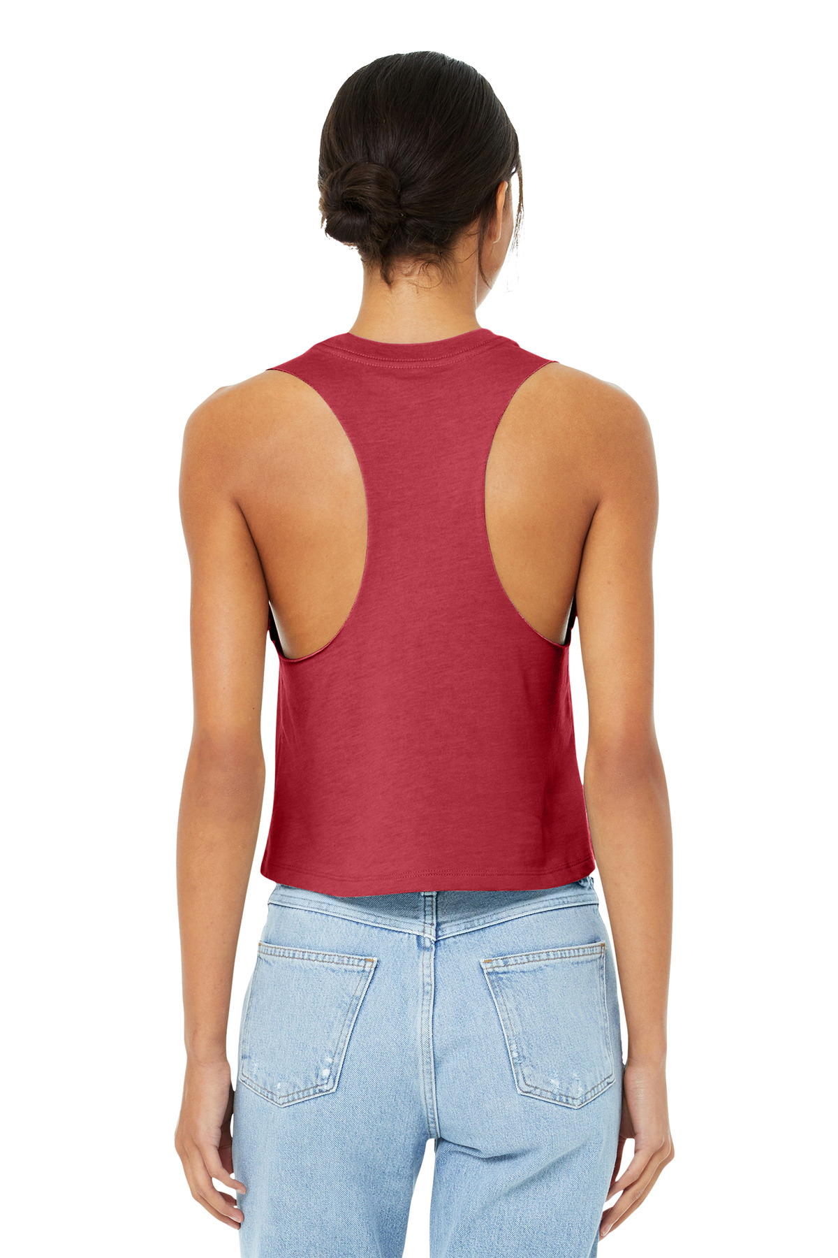 BELLA+CANVAS Women's Racerback Cropped Tank. BC6682 29
