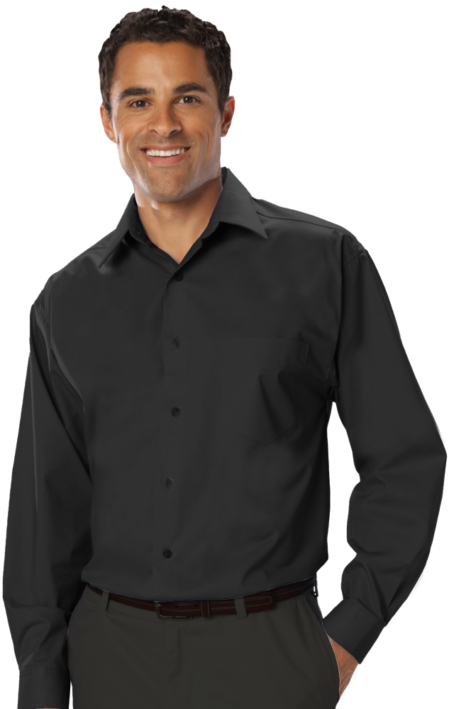 Men's L/S Stretch Poplin Shirt 3