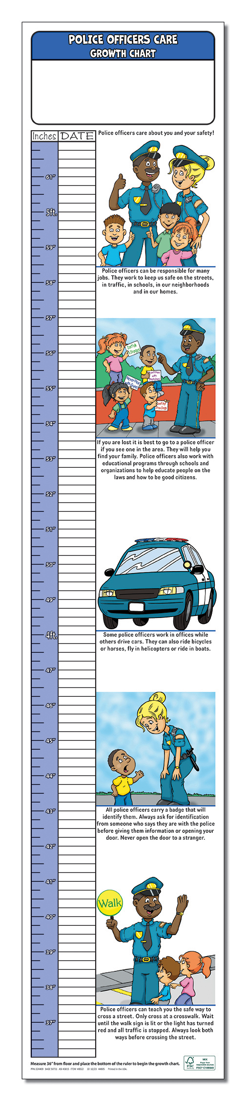 GROWTH CHART - Police Officers Care Growth Chart 1