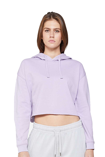 Women's Cropped Fleece Hooded Sweatshirt — view 1 of 6