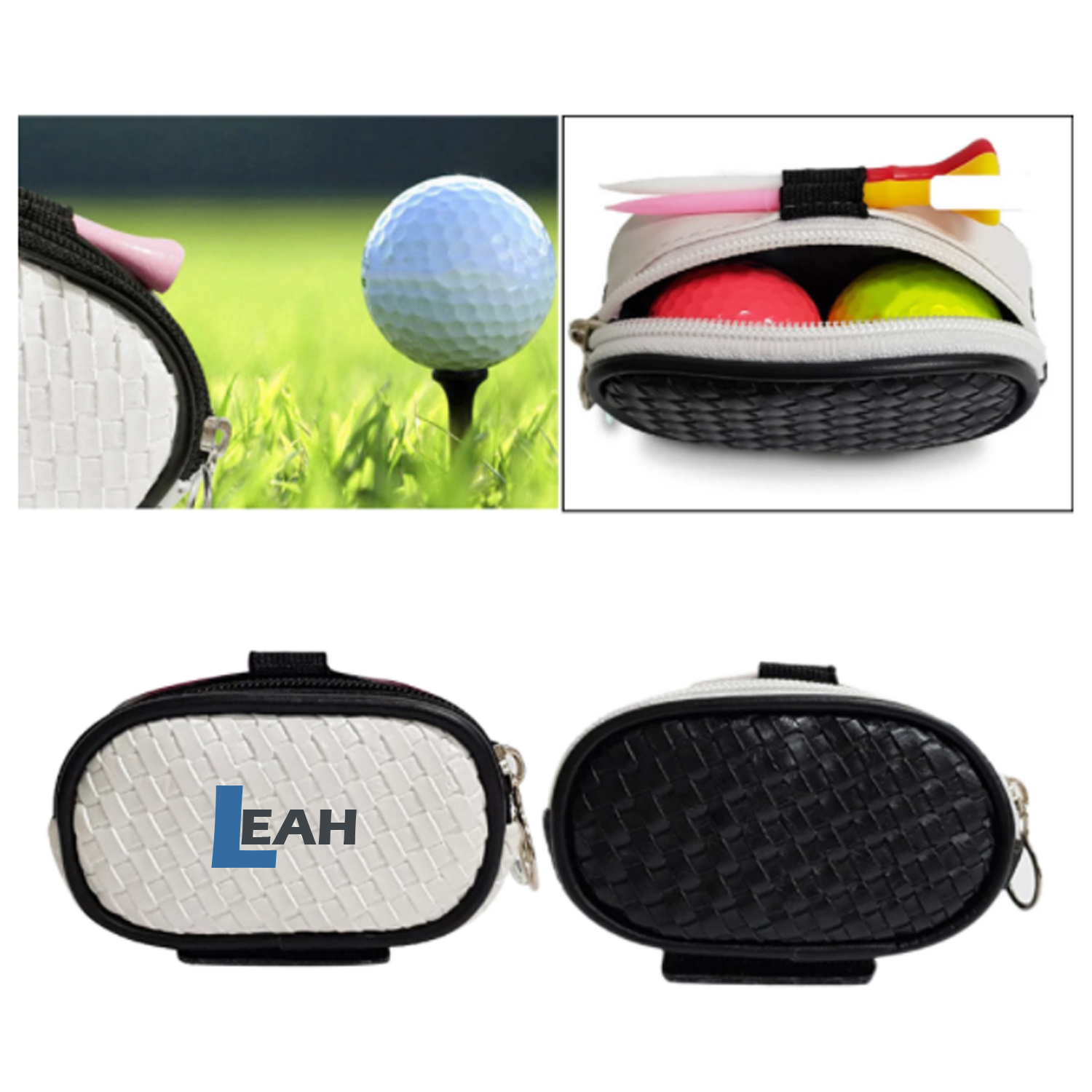 Golf Ball and Tees Pouch Bag 1
