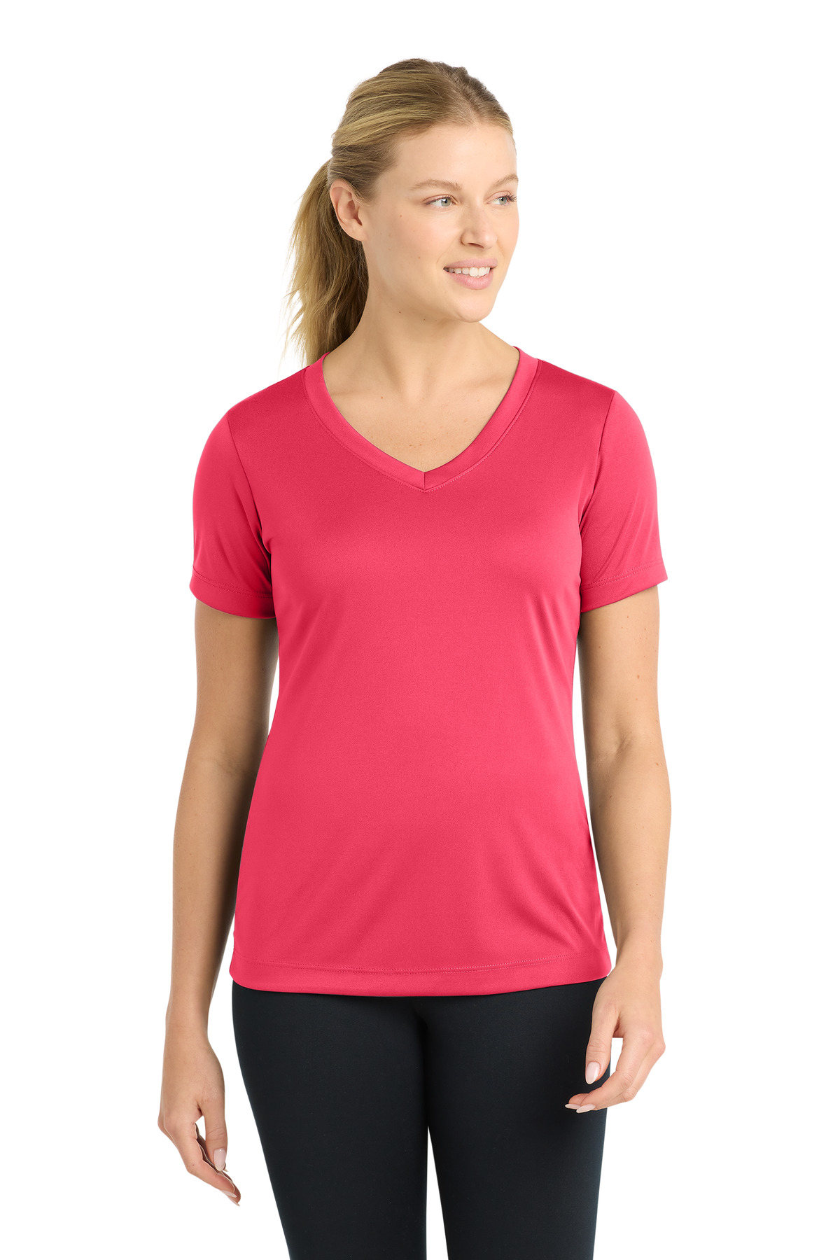 Sport-Tek Women's PosiCharge Competitor V-Neck Tee. LST353 109
