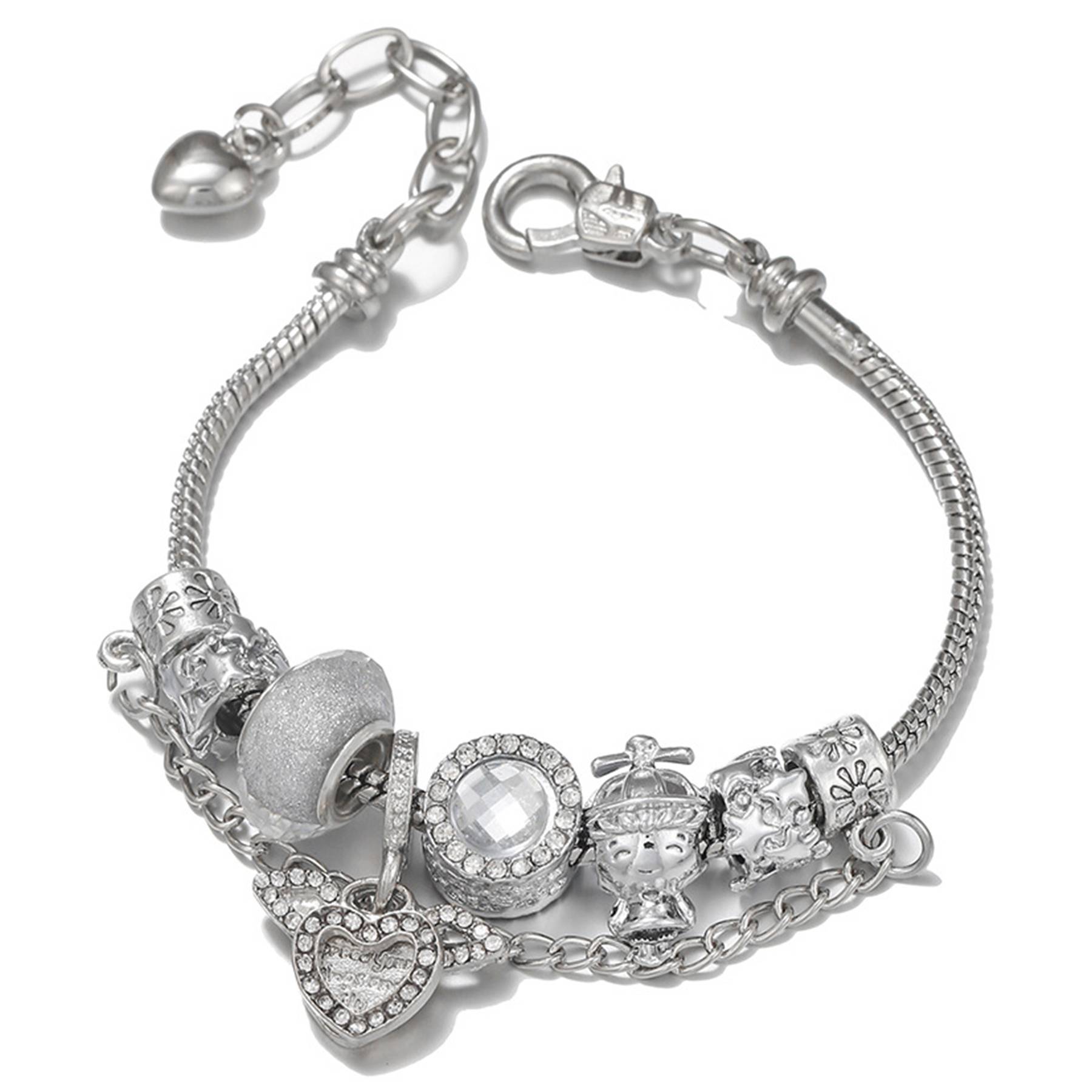 Alloy Cupid heart pendant bracelet 5