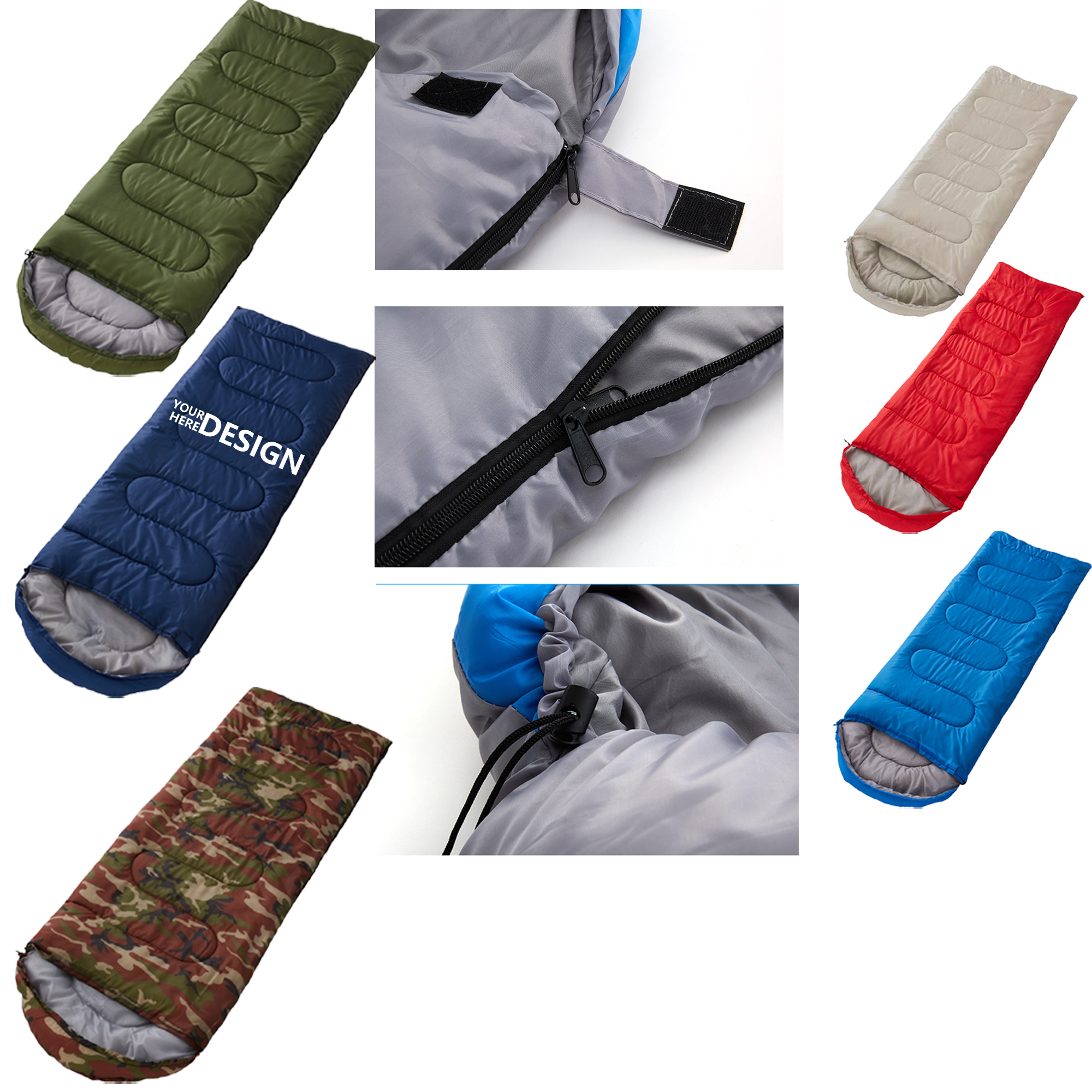 Durable Polyester Thermal Sleeping Bag 6