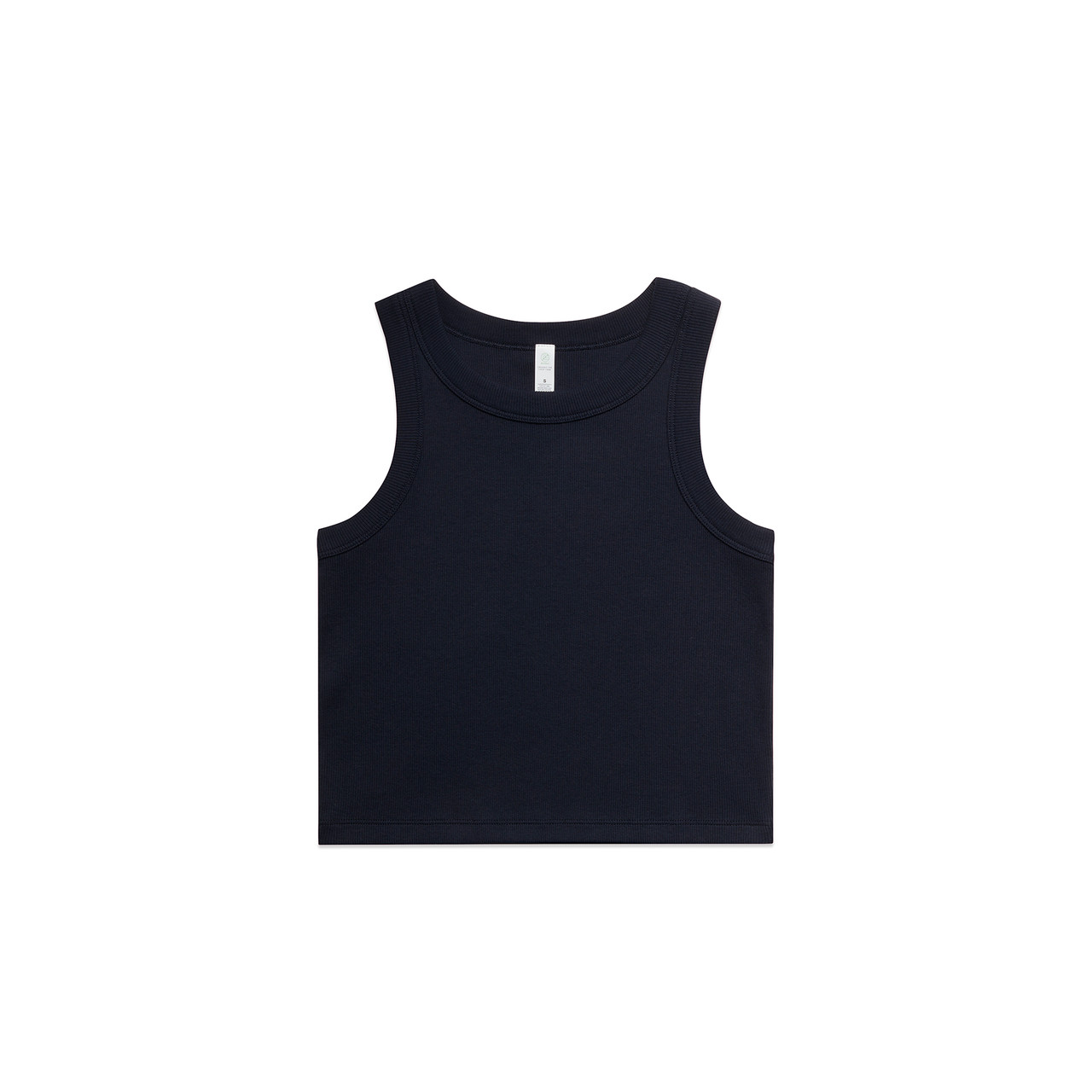Wo's Organic Rib Crop Tank | 4064G 8