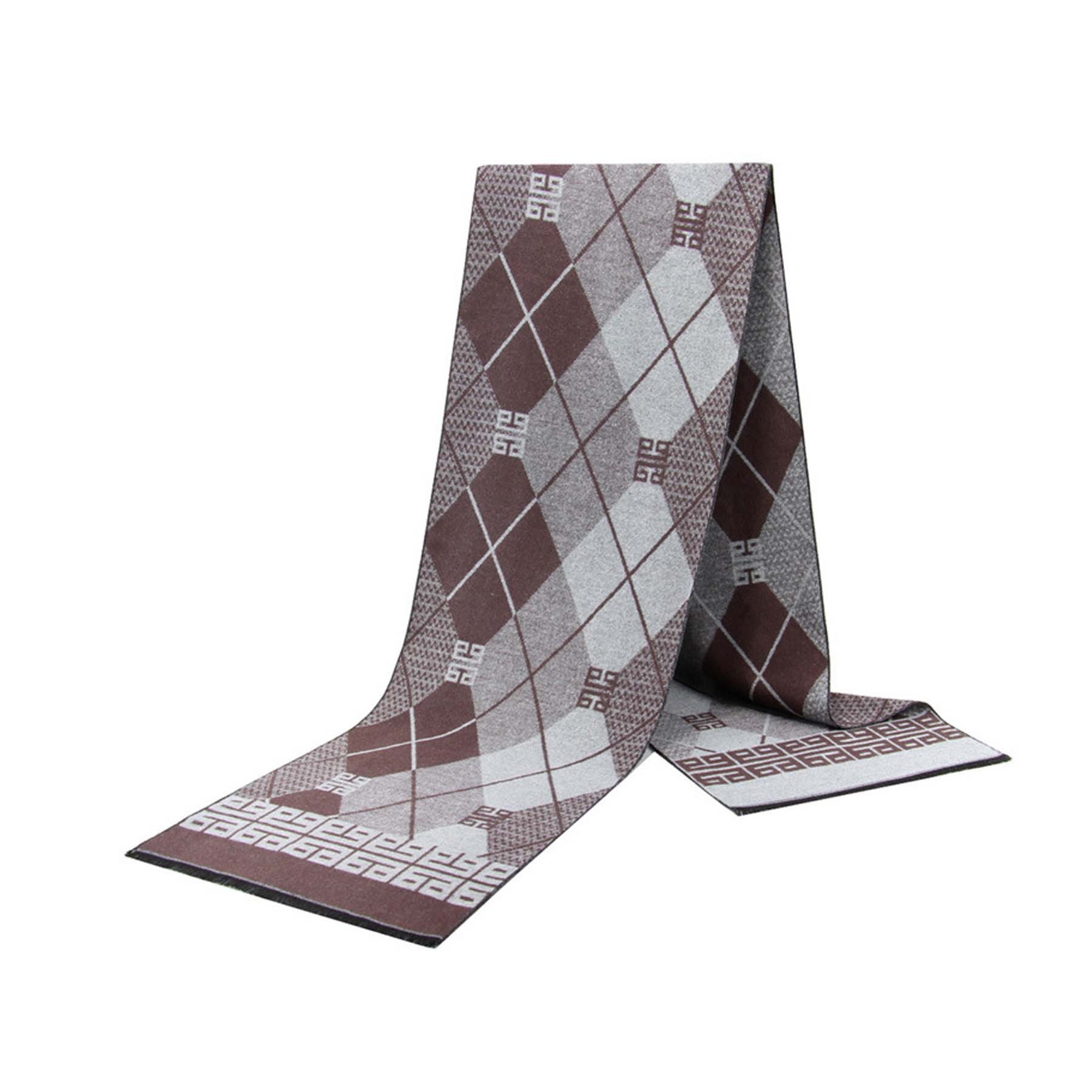 Classic Wool Winter Plaid Scarf 6