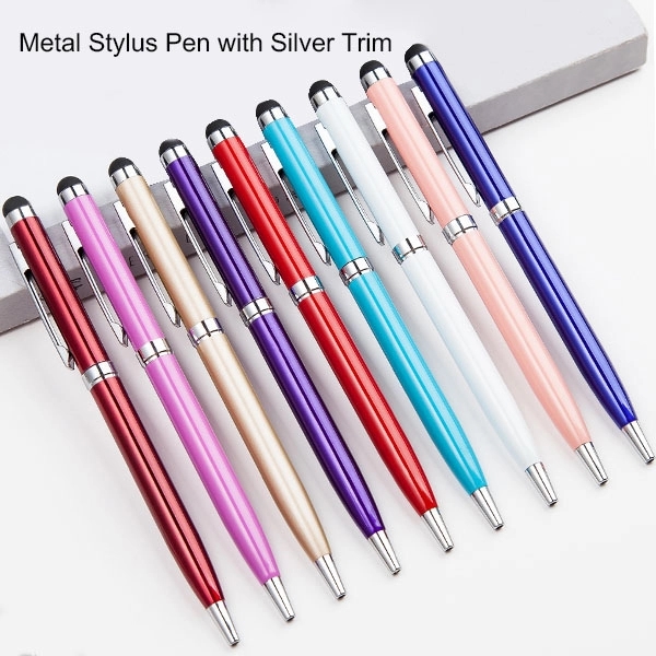 Hotel Metal Twist Ballpoint Stylus Pen 4