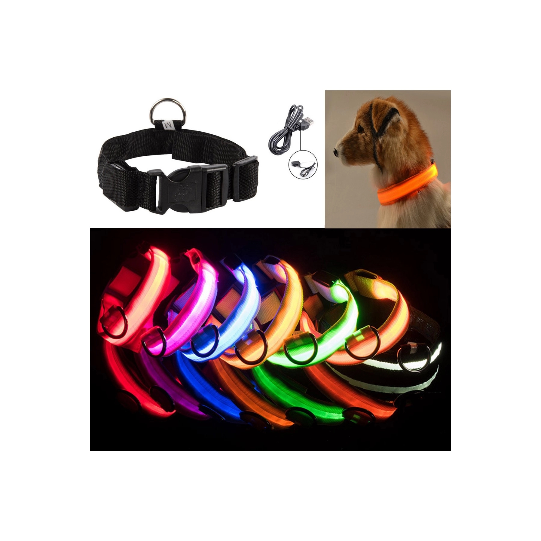 Dog Collar USB Rechargeable 1