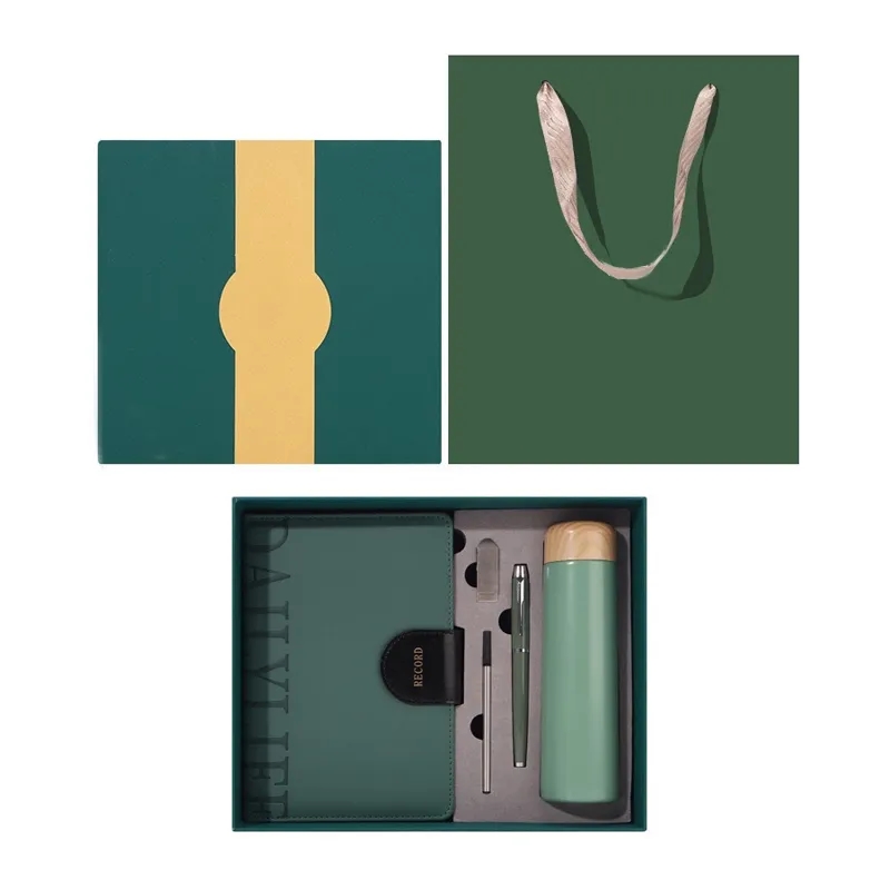 Notebook,Bottle And Usb Drive In Gift Box 6