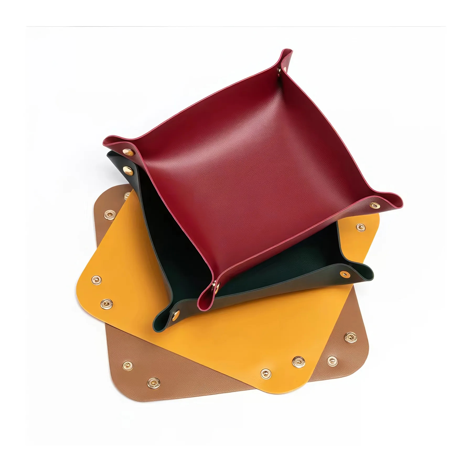 PU Leather Jewelry Valet Tray 4