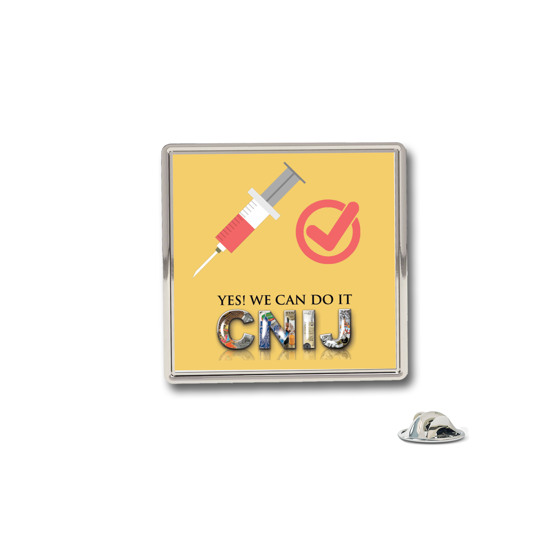 Vaccinated Lapel Pin 3