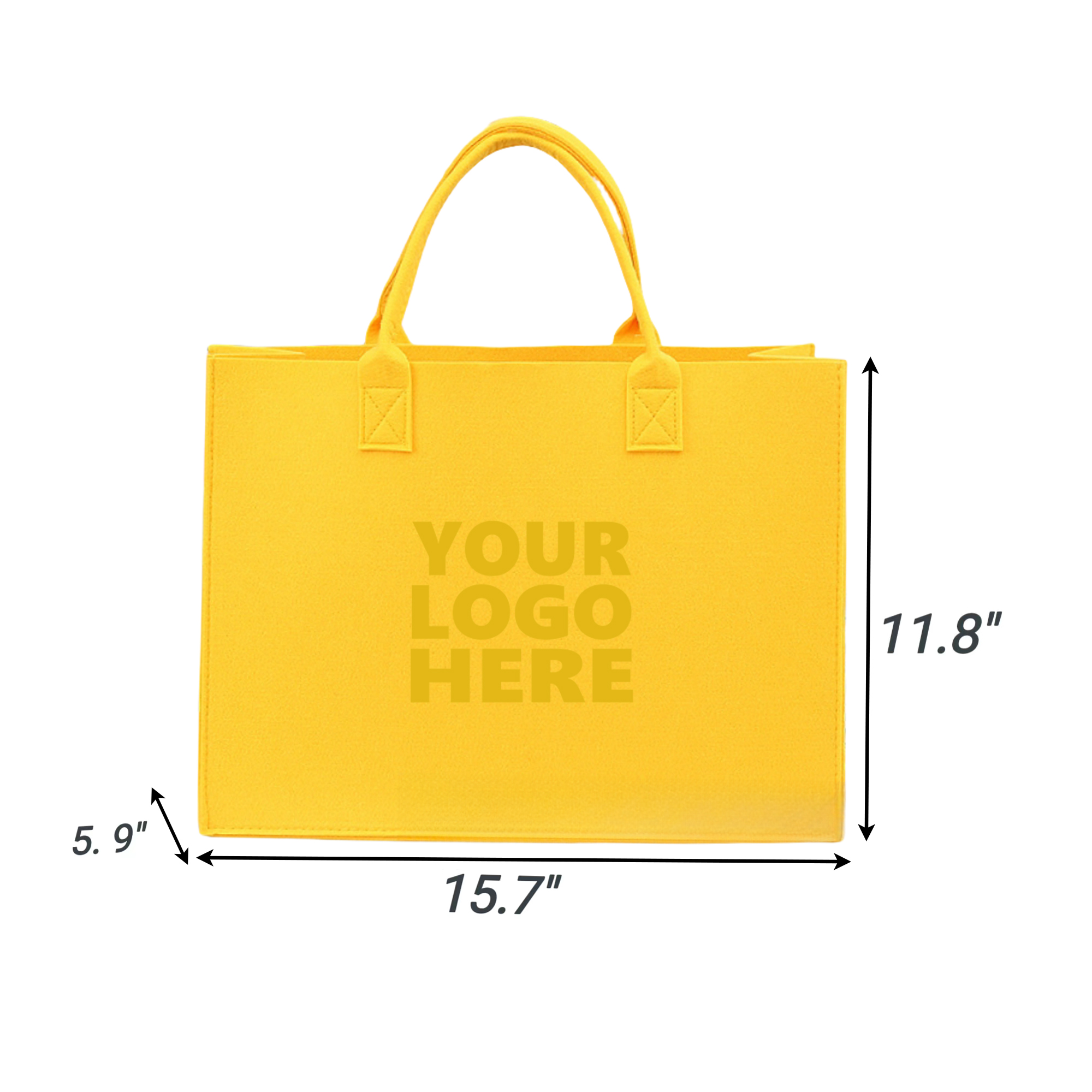 Fashionable Felt Tote Bag 3