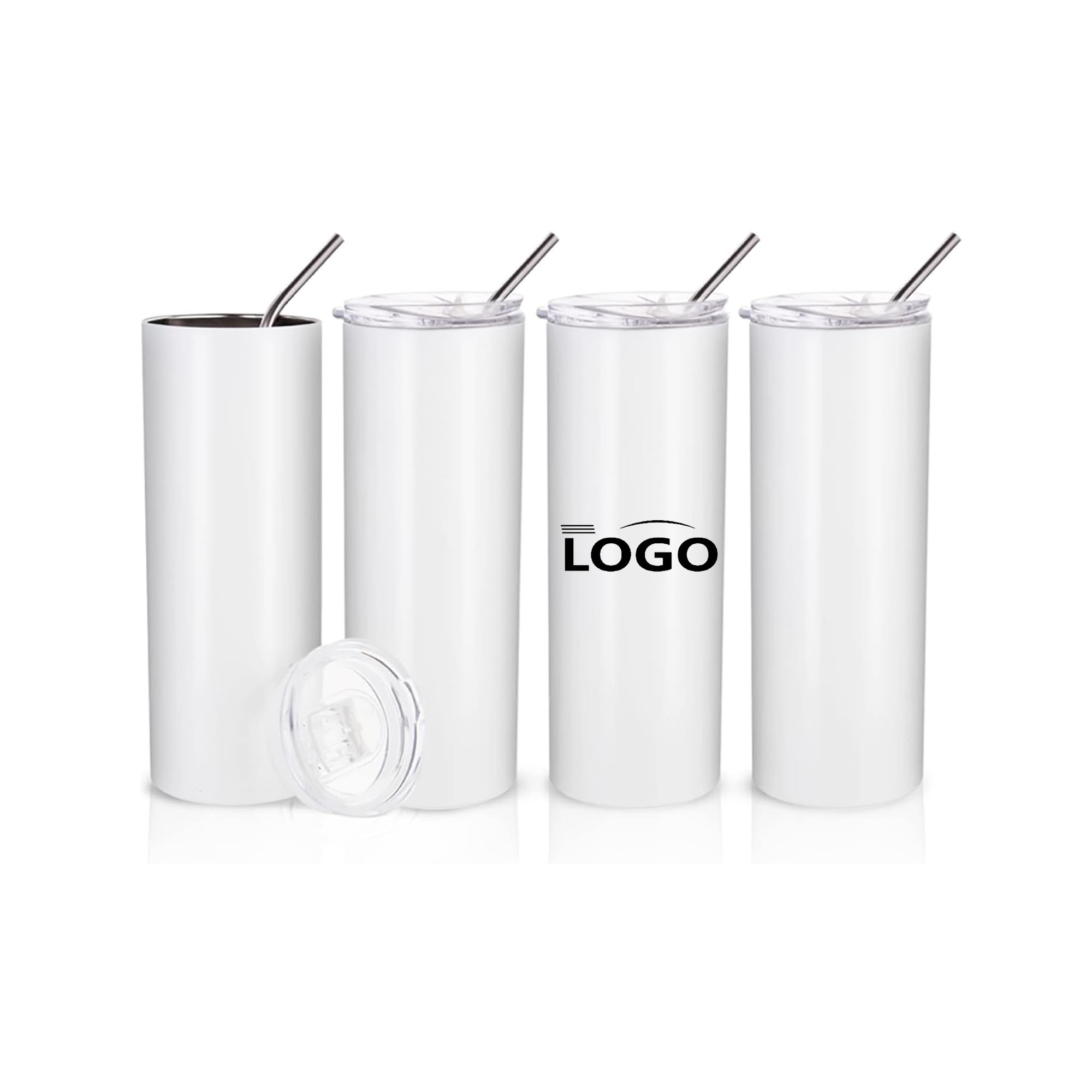 MOQ 50pcs Custom Logo 20 oz Sublimation Tumbler Blank 2