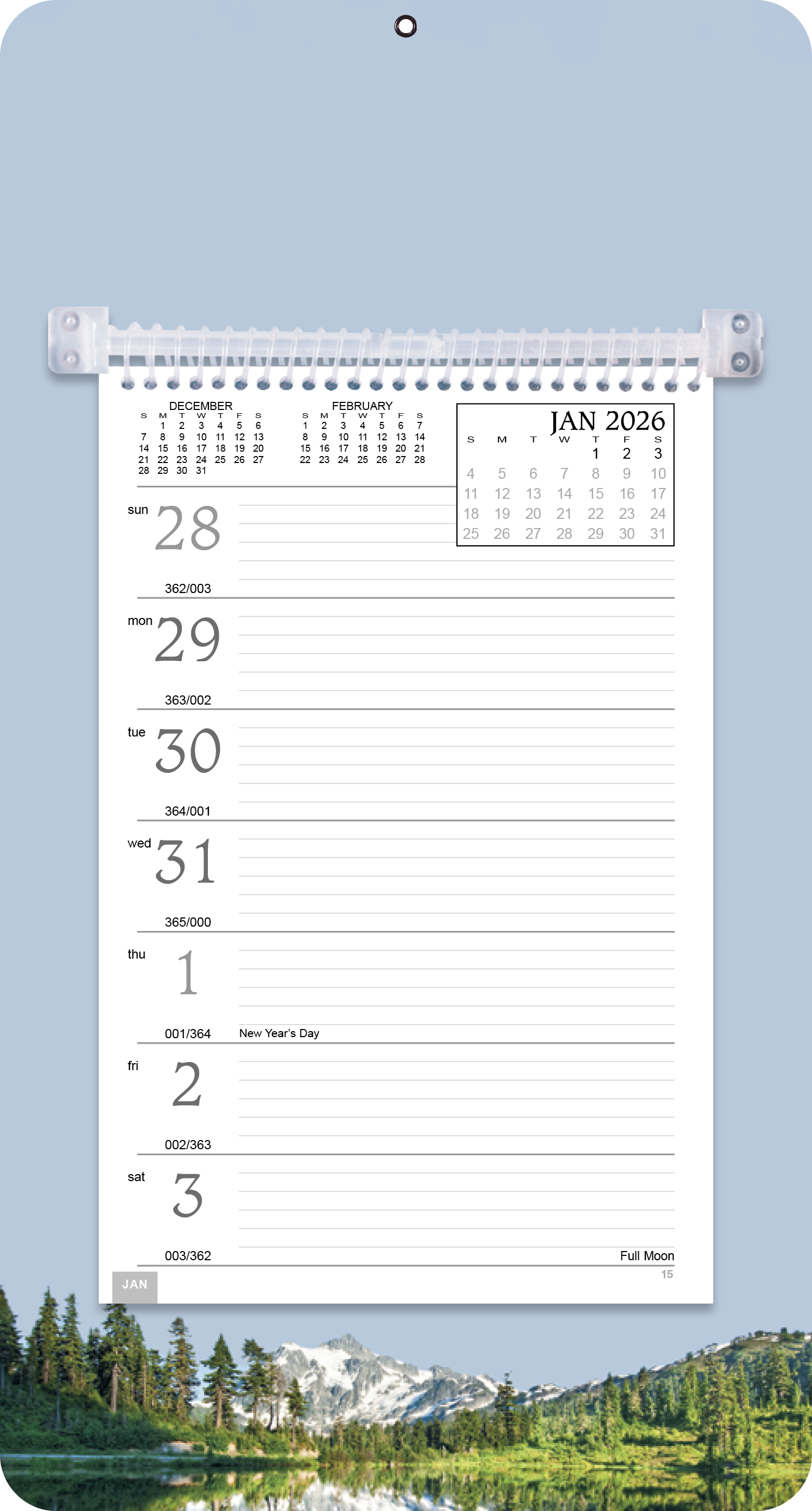 Triumph® Calendars Full-Color Weekly Memo Calendar 16