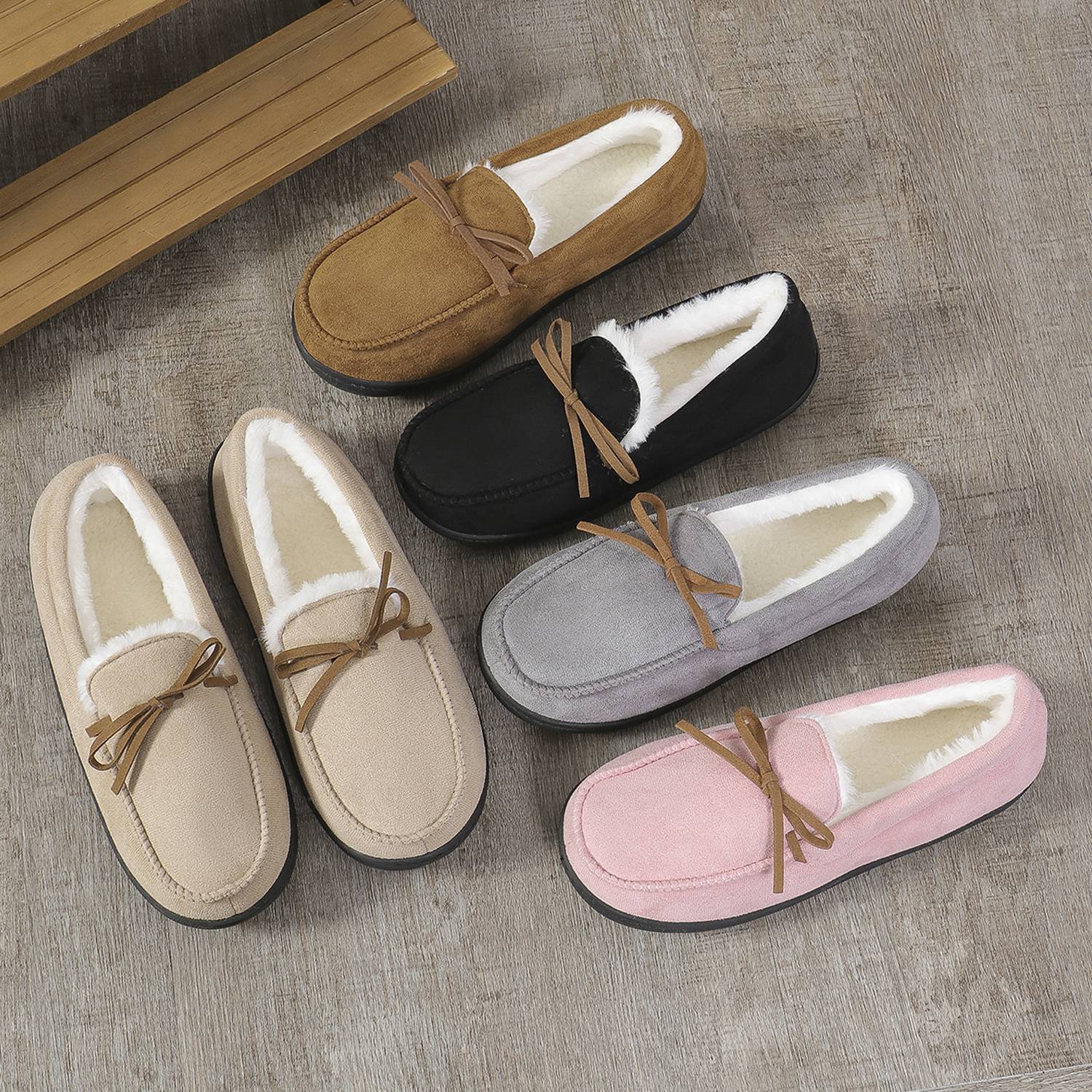 Women'sLlightweight And Comfortable Winter Warm Bean Shoes 4