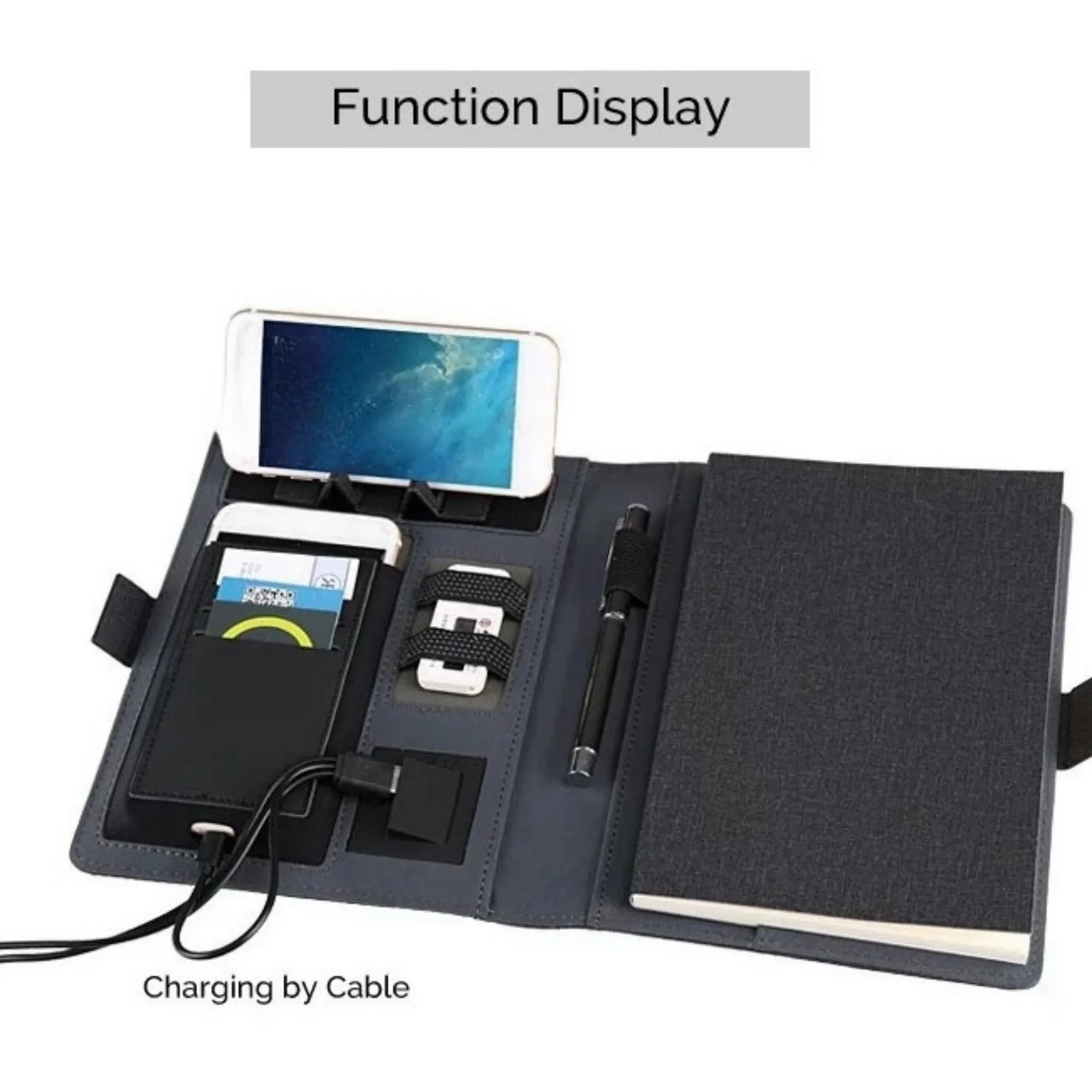 A5 Multifunctional Wireless 8000mAh Charging Notepad 6