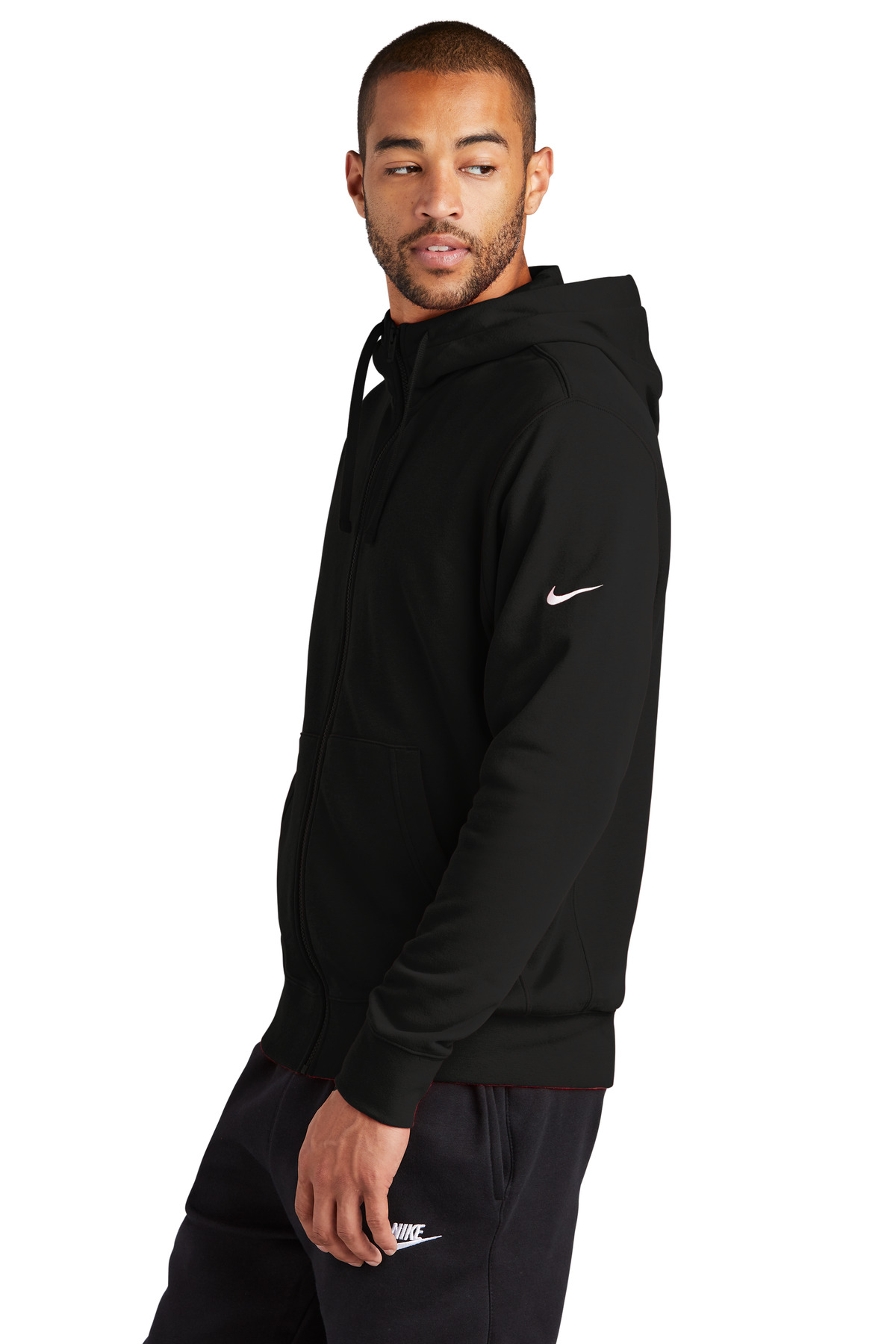 Nike Club Fleece Sleeve Swoosh Full-Zip Hoodie NKDR1513 34