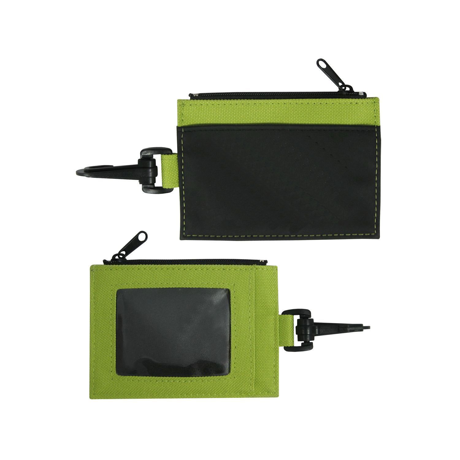 Zippered Id Wallet W/Clip 6