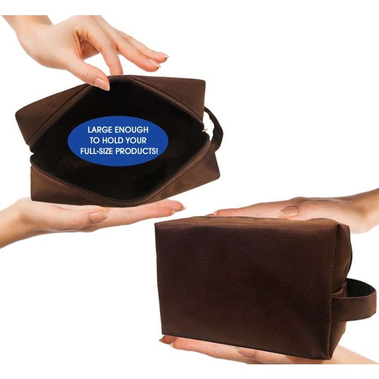 Brown Toiletry Bag 2