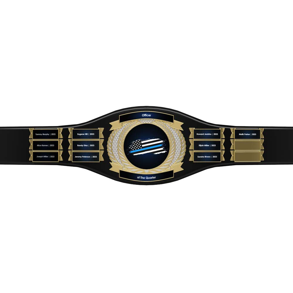 Championship Belt With Name Plates 6
