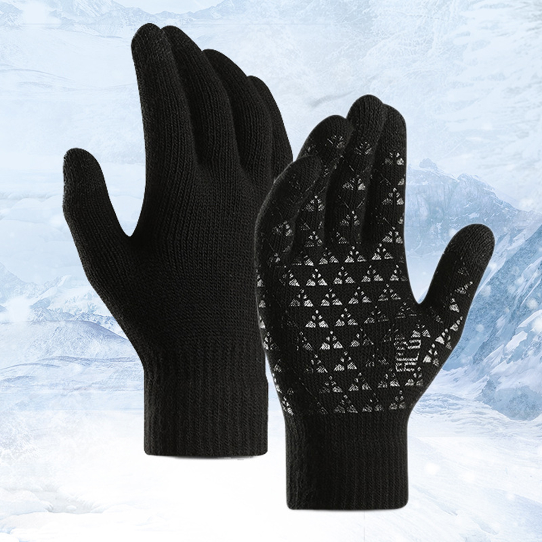Warm Gloves with Touch Screen Texting 2
