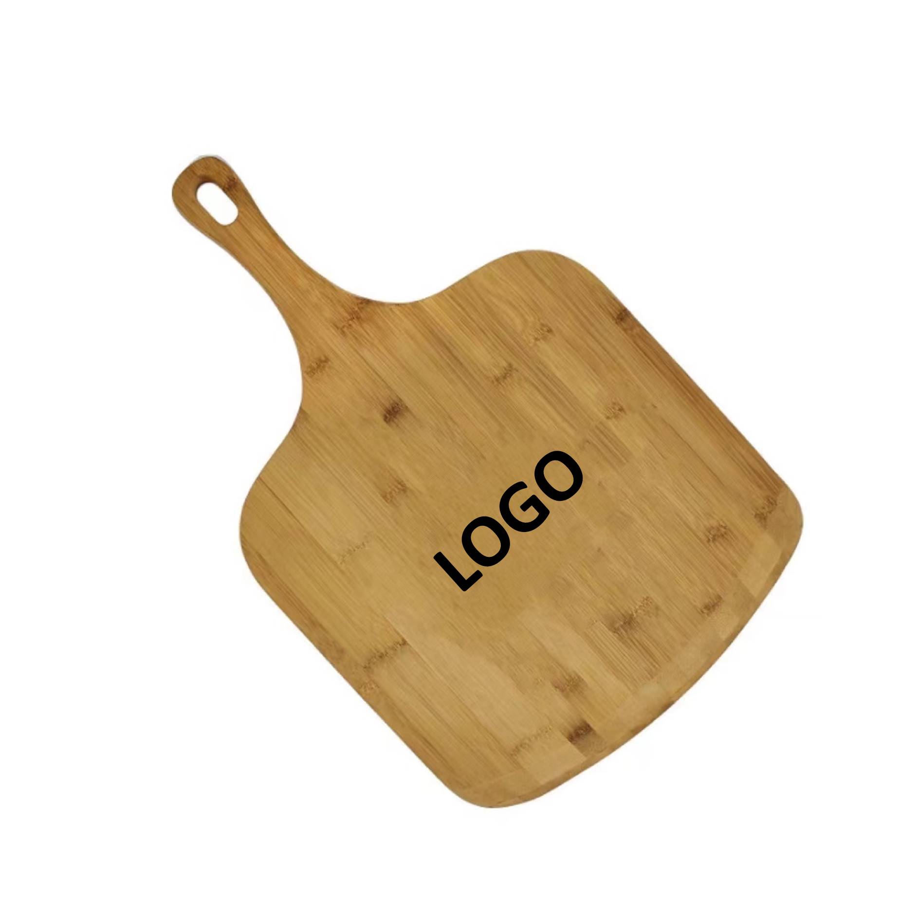 Bamboo Pizza Board With Handle 2