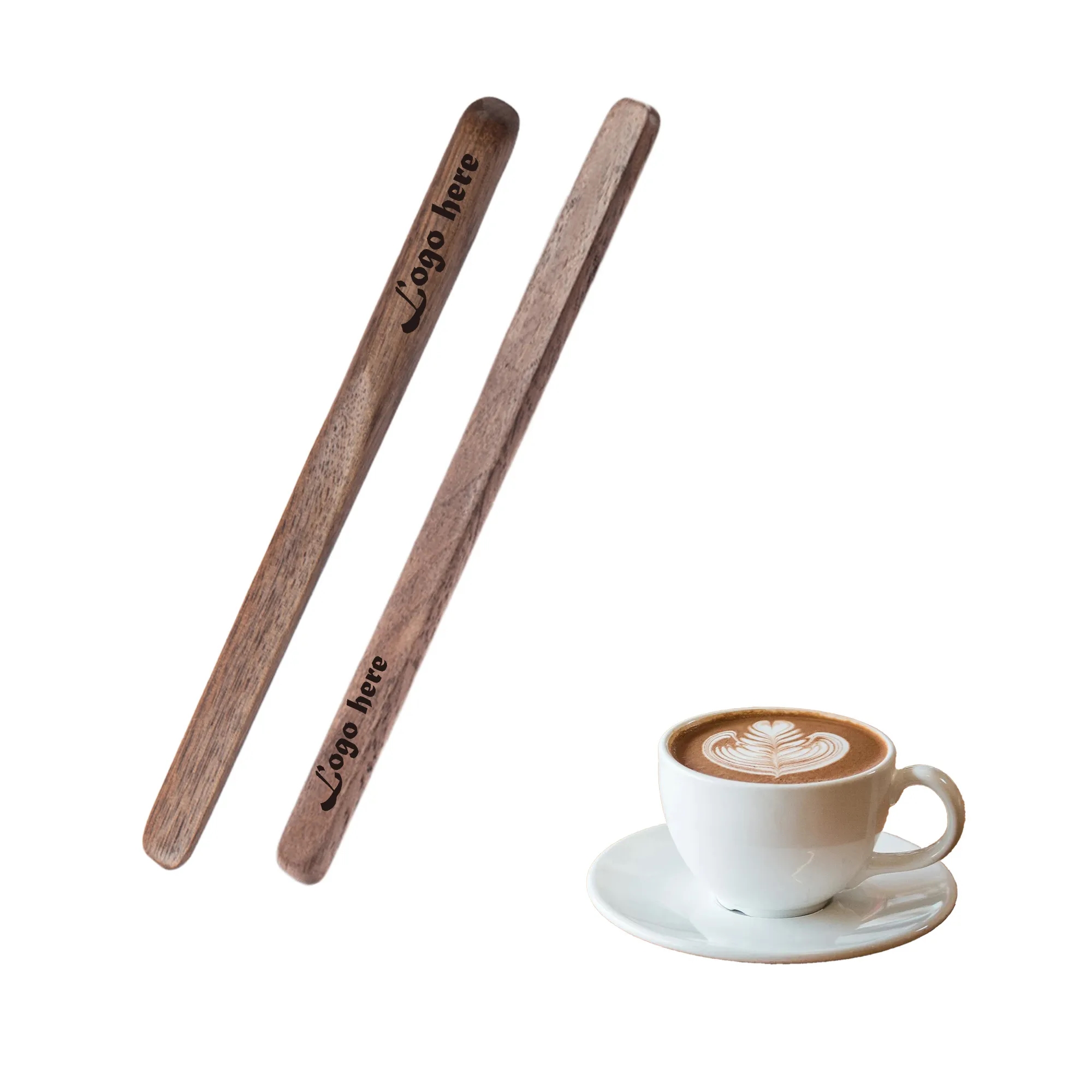 Multi-Purpose Walnut Wooden Stirrer 6