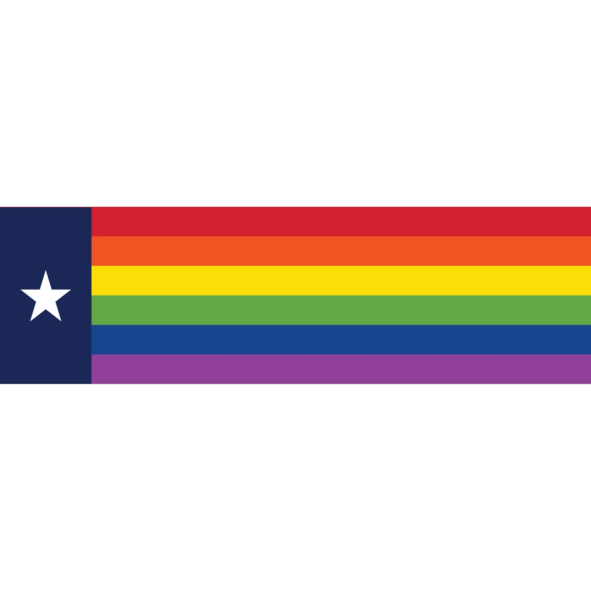 Texas Pride Window Decals 3" x 10" 2