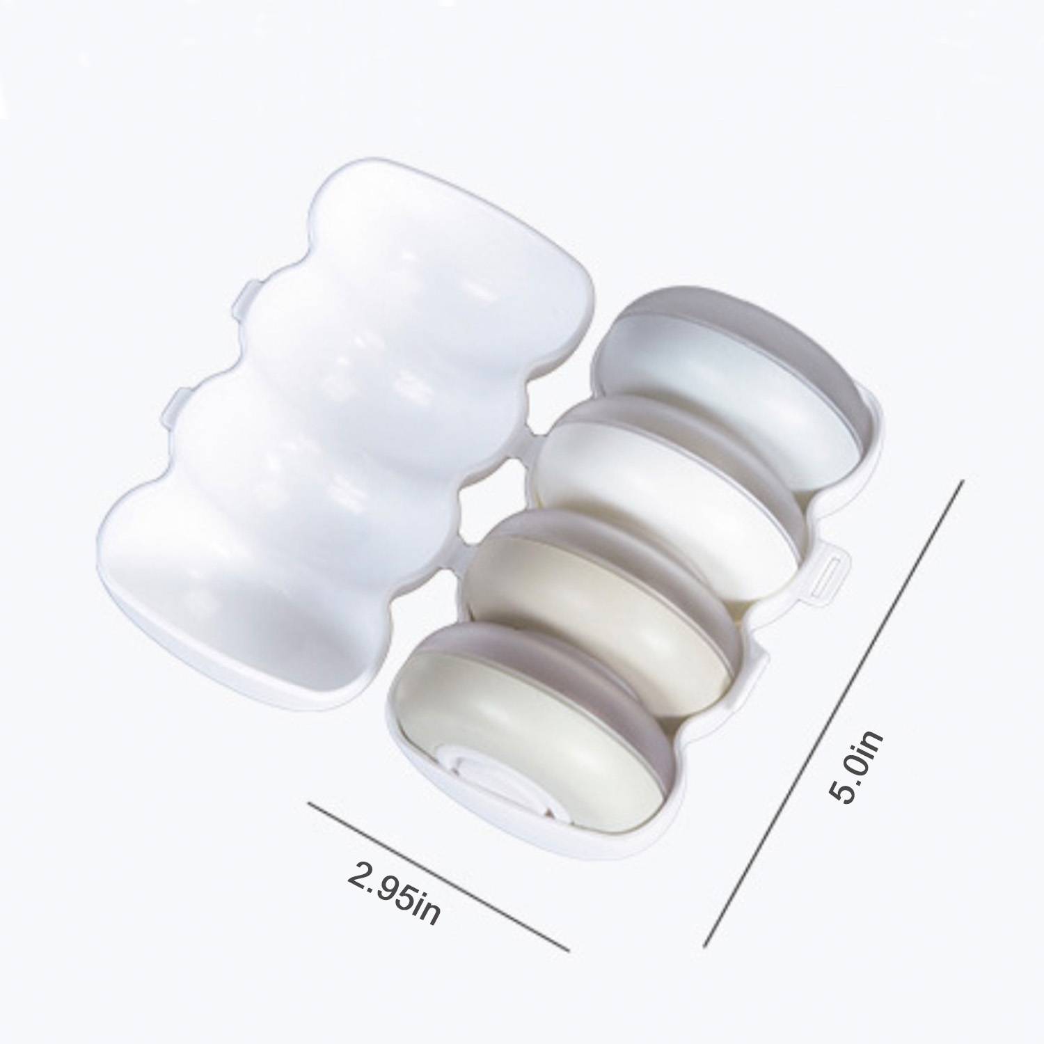 Travel portable lotion in 4 bottles 3