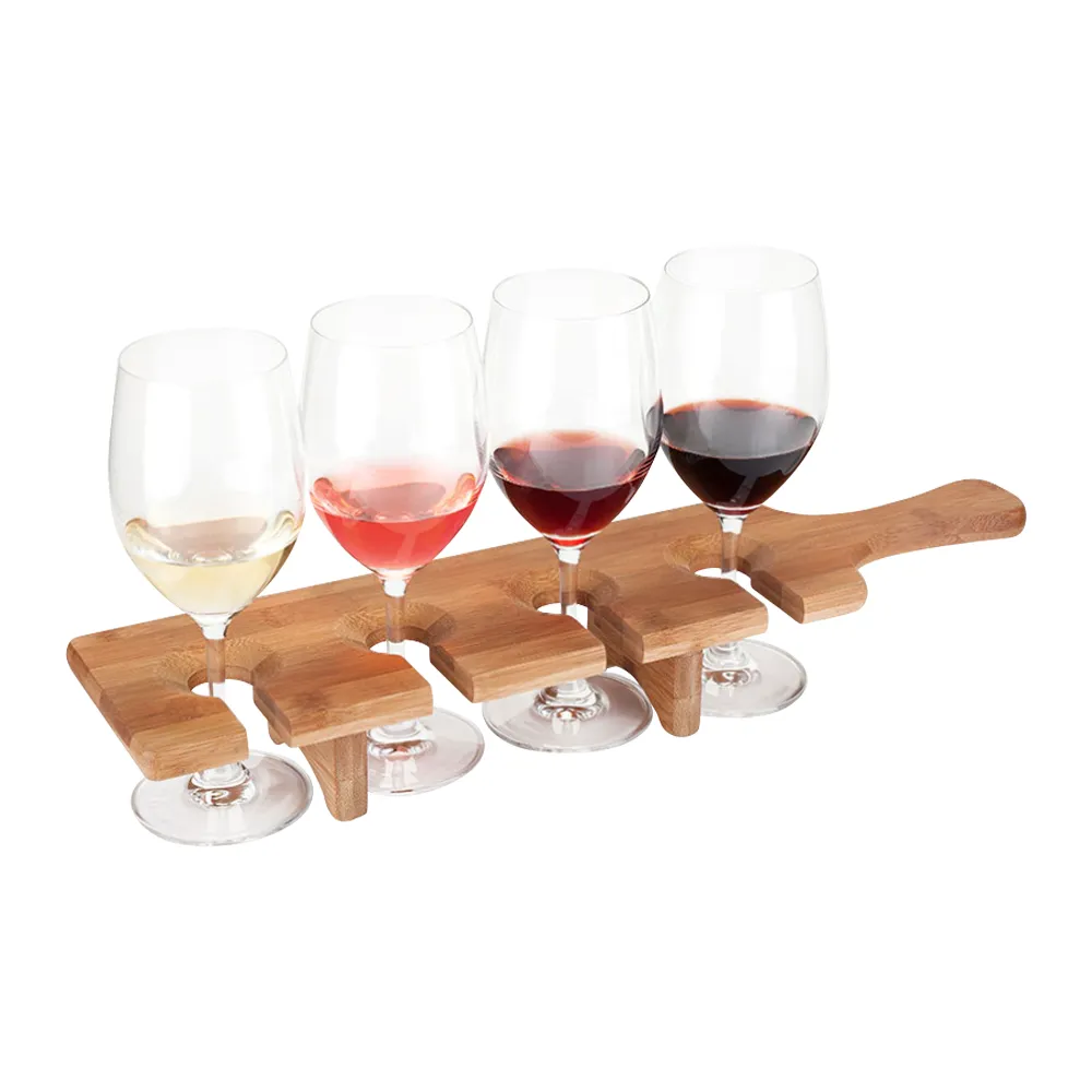 Wood Wine Tasting Paddle 6