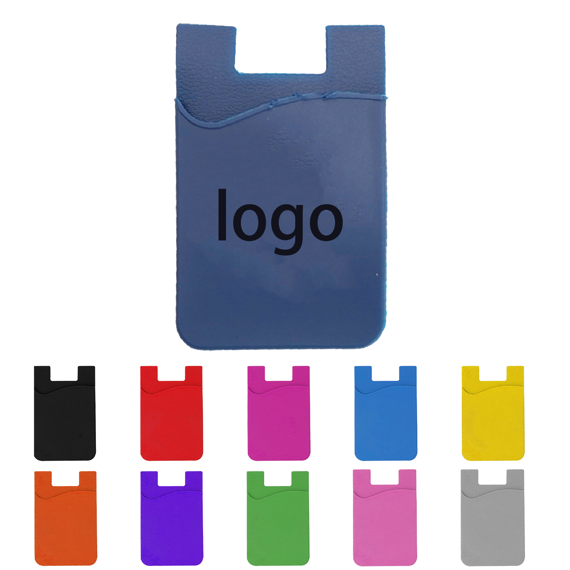 Silicone Mobile Wallet ?C Adhesive Card Pocket for Phones 2