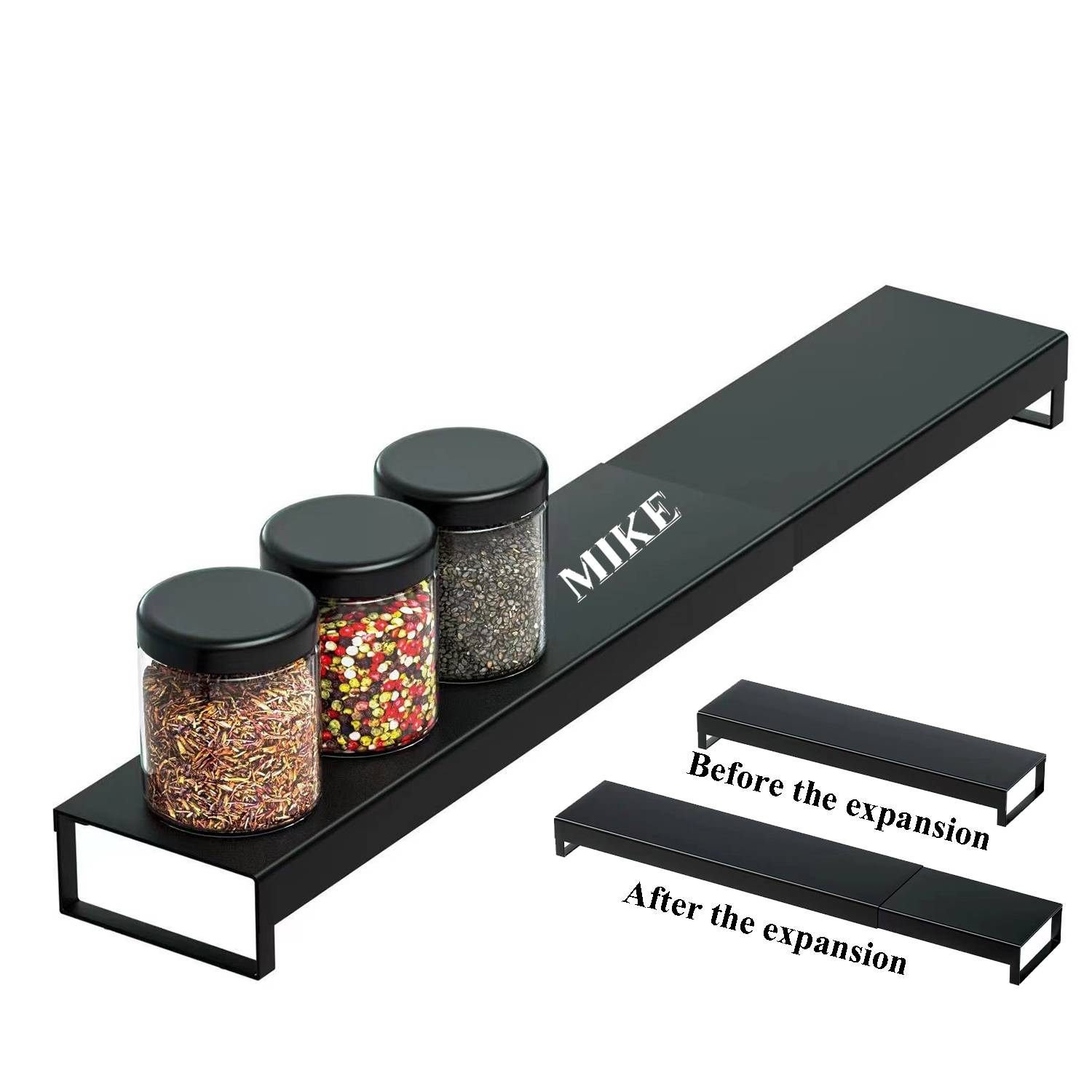 Expandable Spice Rack for Pantry 2