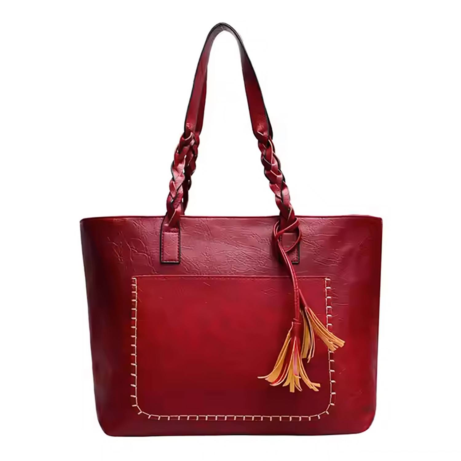 Large capacity tassel shoulder bag 6