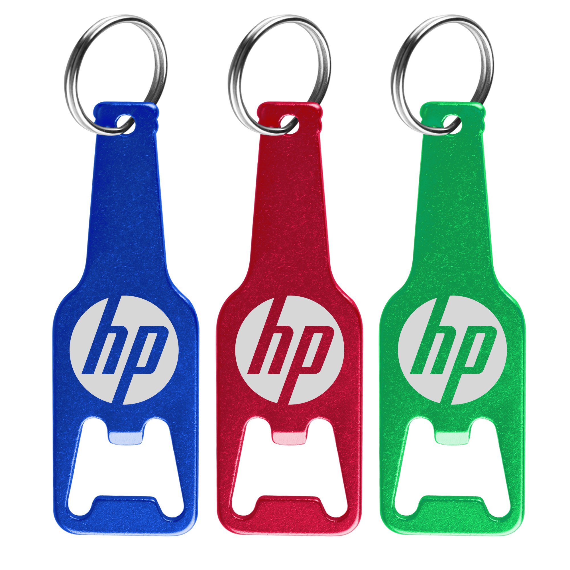 Metal Bottle Opener with Key Ring