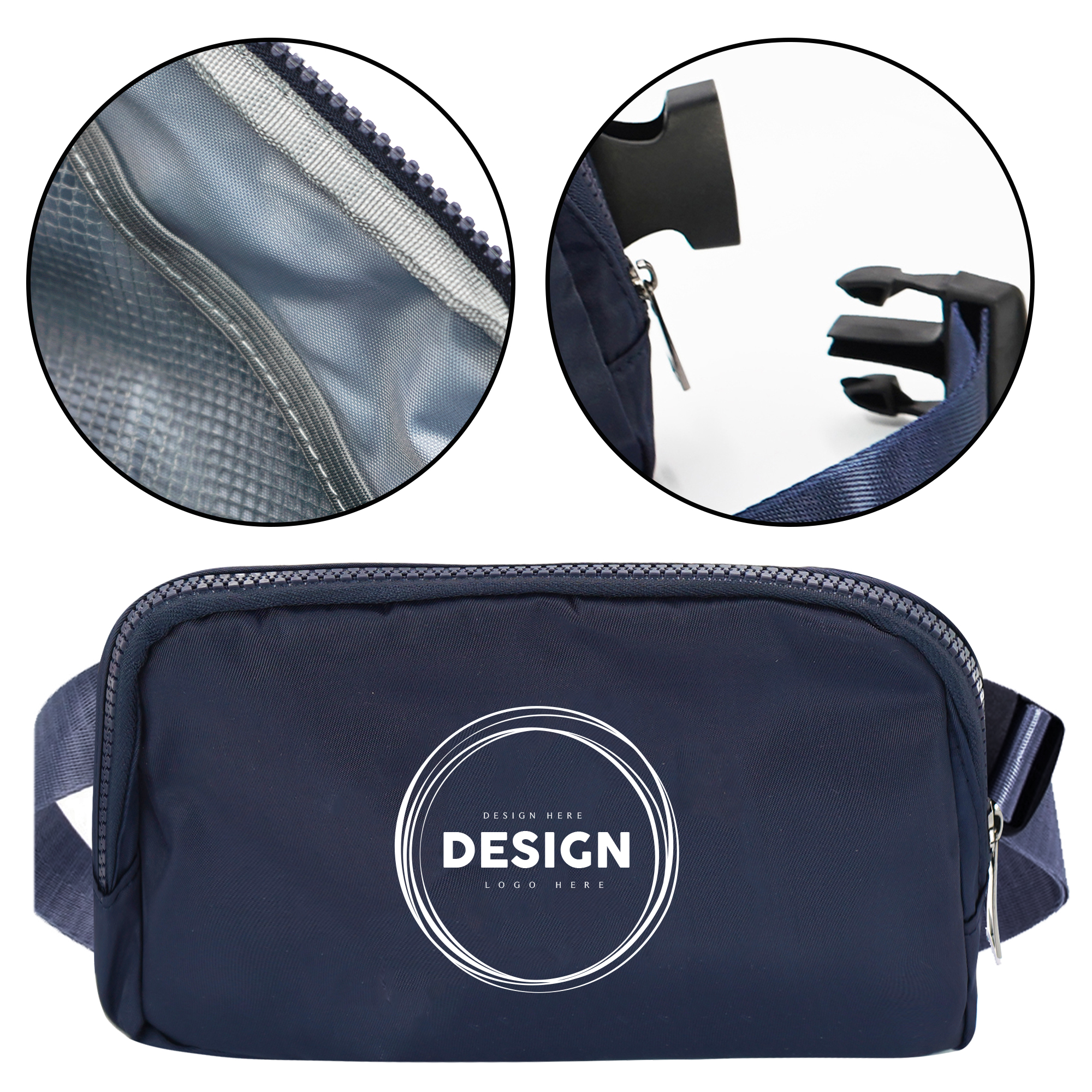 Belt Bag Mini Fanny Pack Waterproof Waist Adjustable Strap 4