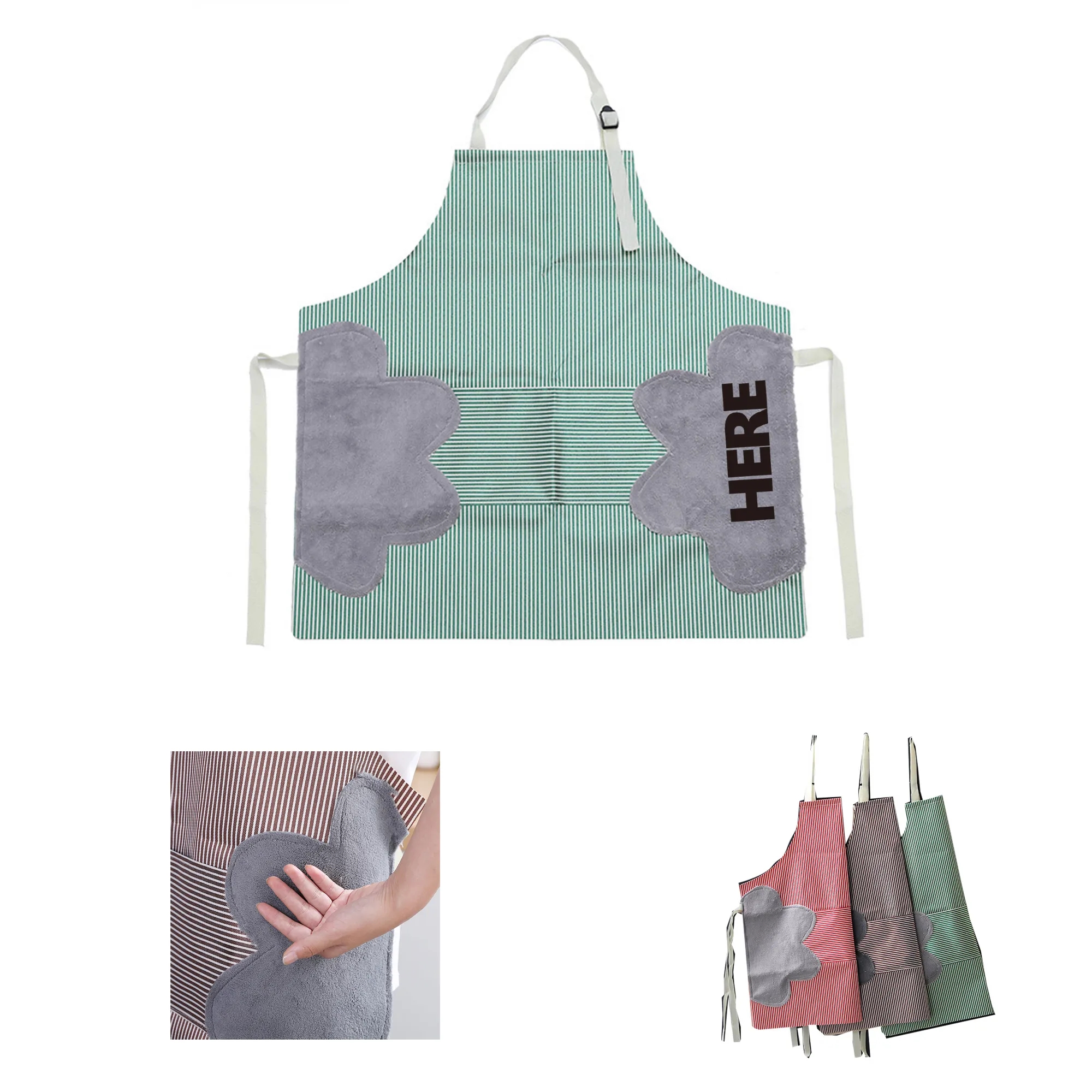Waterproof Cooking Apron Baking Household Cleaner 10pcs 6