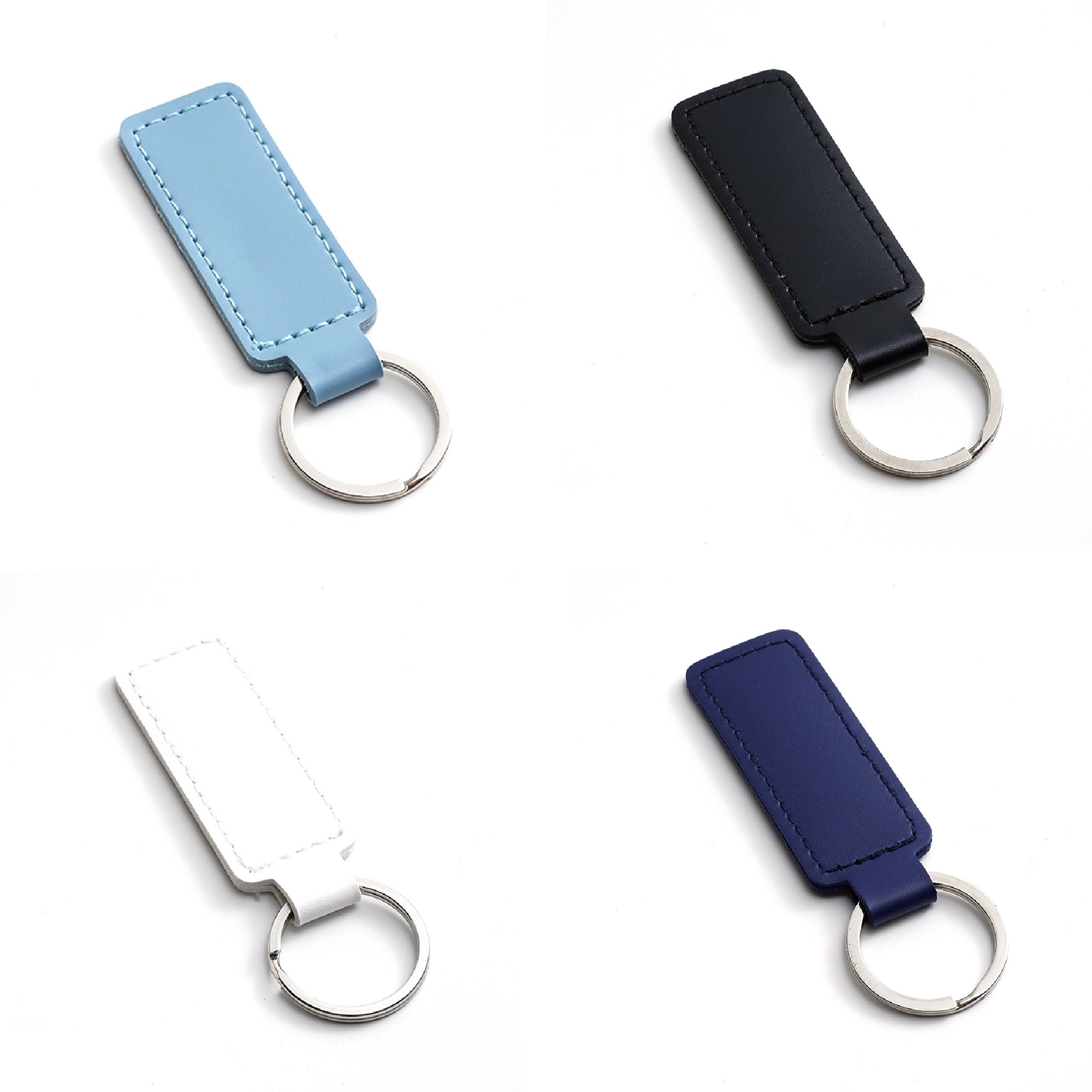PU Leather Keychain MOQ 50pcs 4