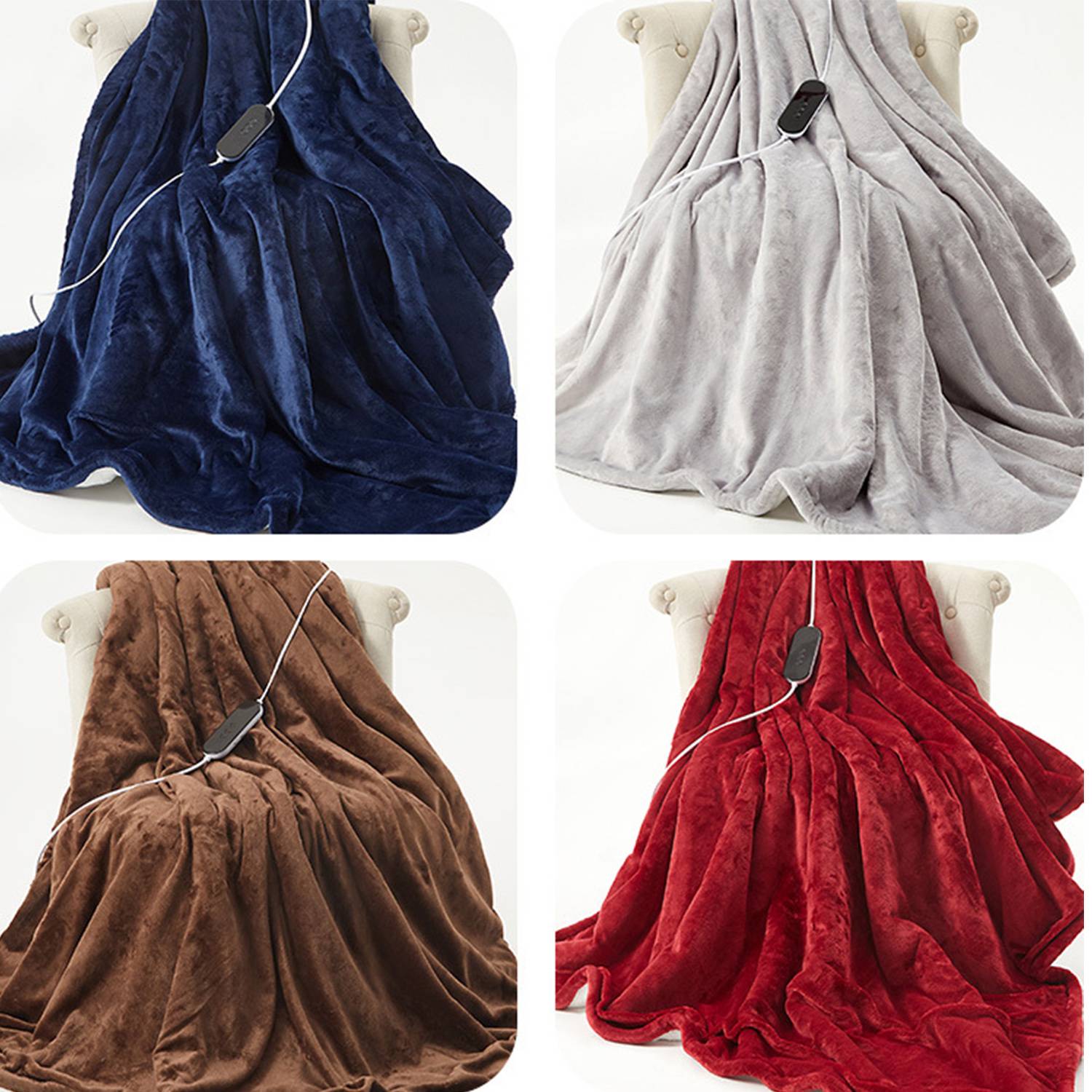 55" x 30" Washable Electric Fast Heat Blanket 4