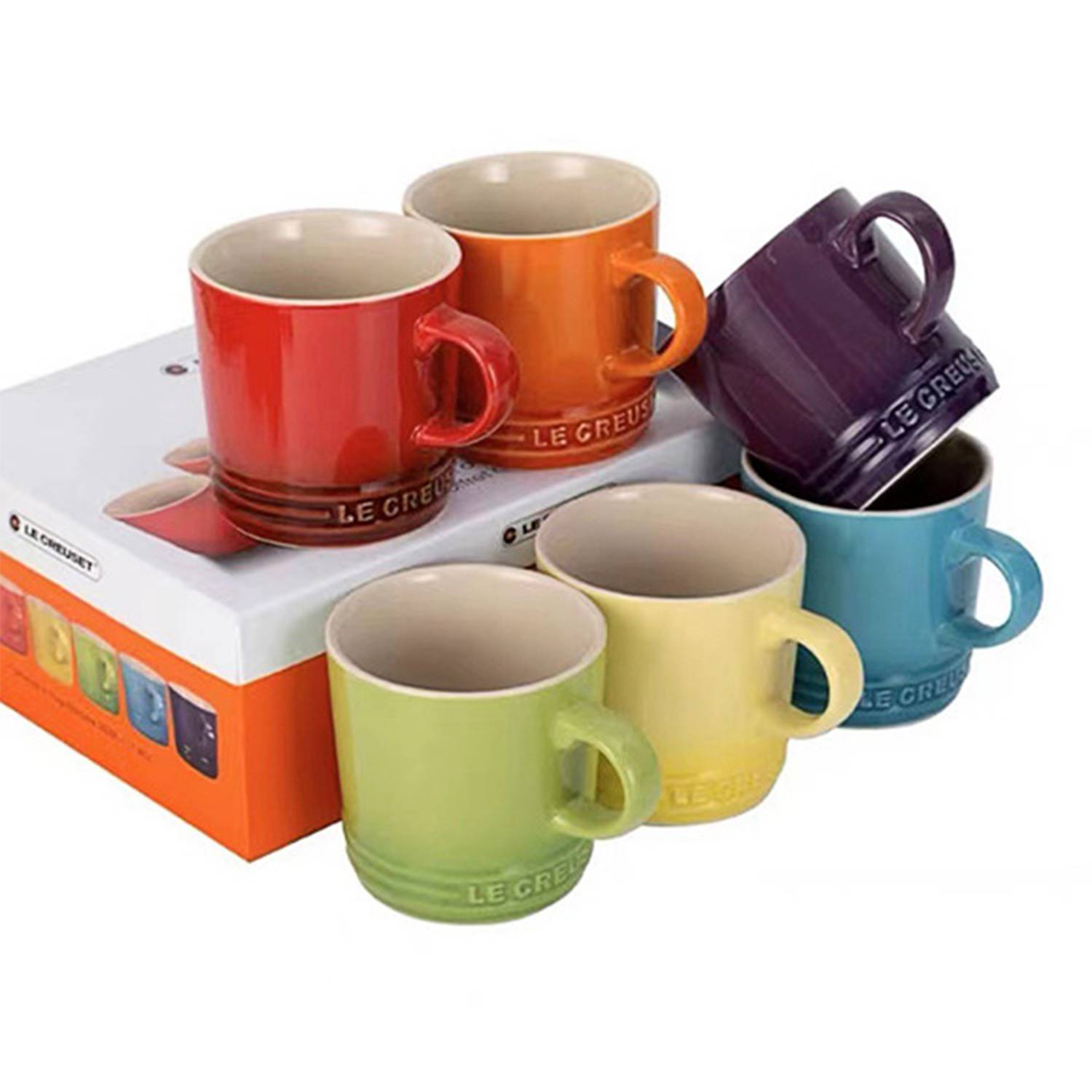 12oz Glossy Stoneware Mug Curved Grip 2