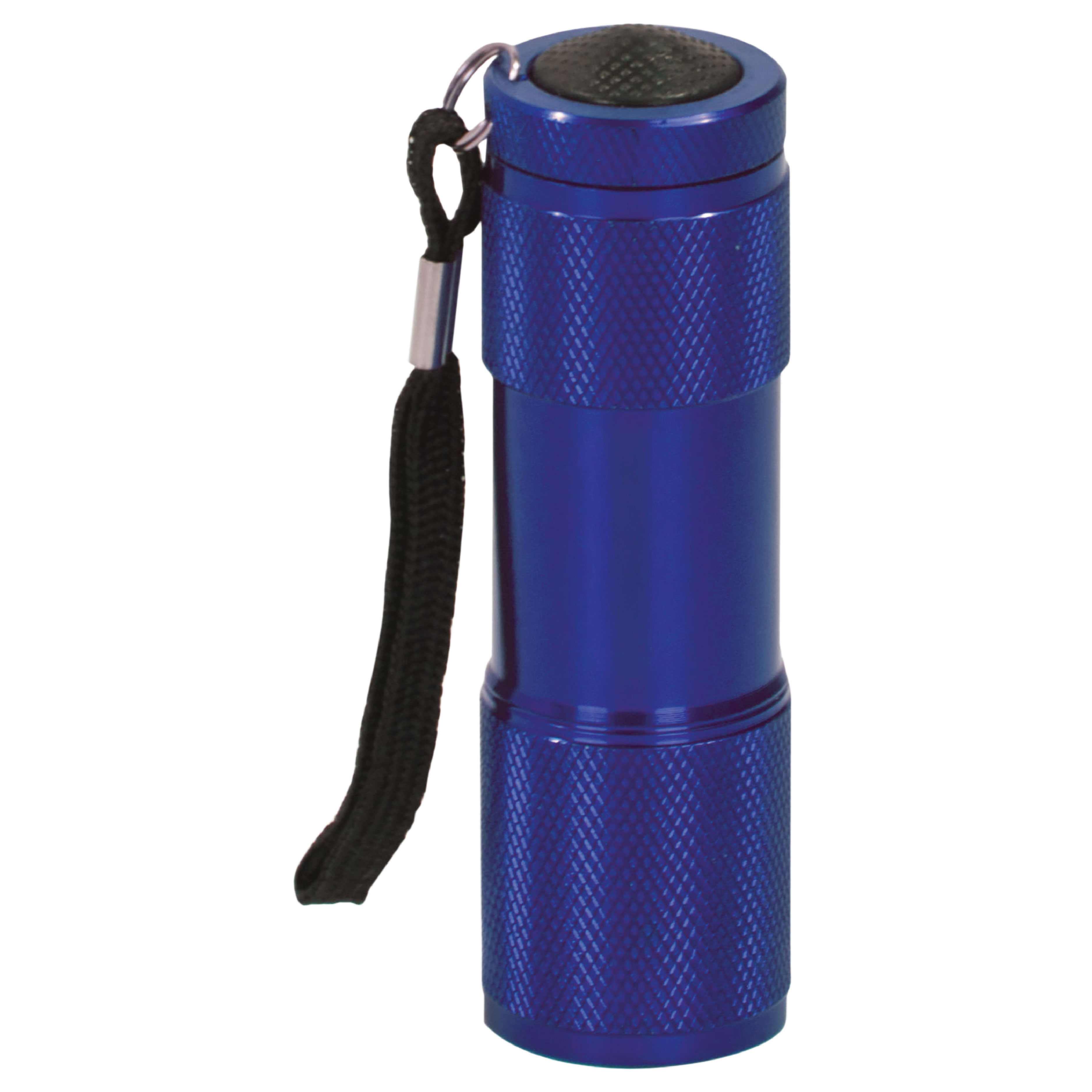3 3/8" Blue 9-LED Flashlight with Strap 4