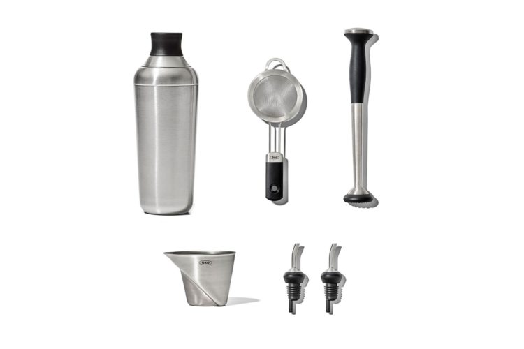 OXO Steel 6-Piece Barware Set 2